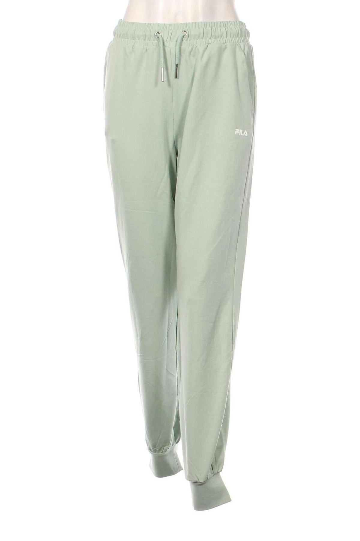 Pantaloni trening de femei FILA, Mărime S, Culoare Verde, Preț 183,55 Lei
