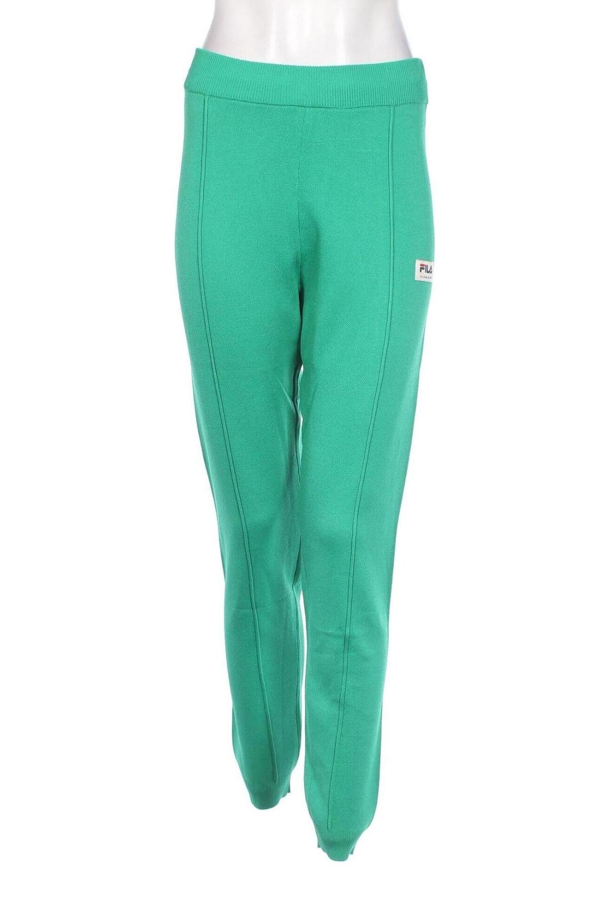 Γυναικείο αθλητικό παντελόνι FILA, Μέγεθος S, Χρώμα Πράσινο, Τιμή 26,37 €