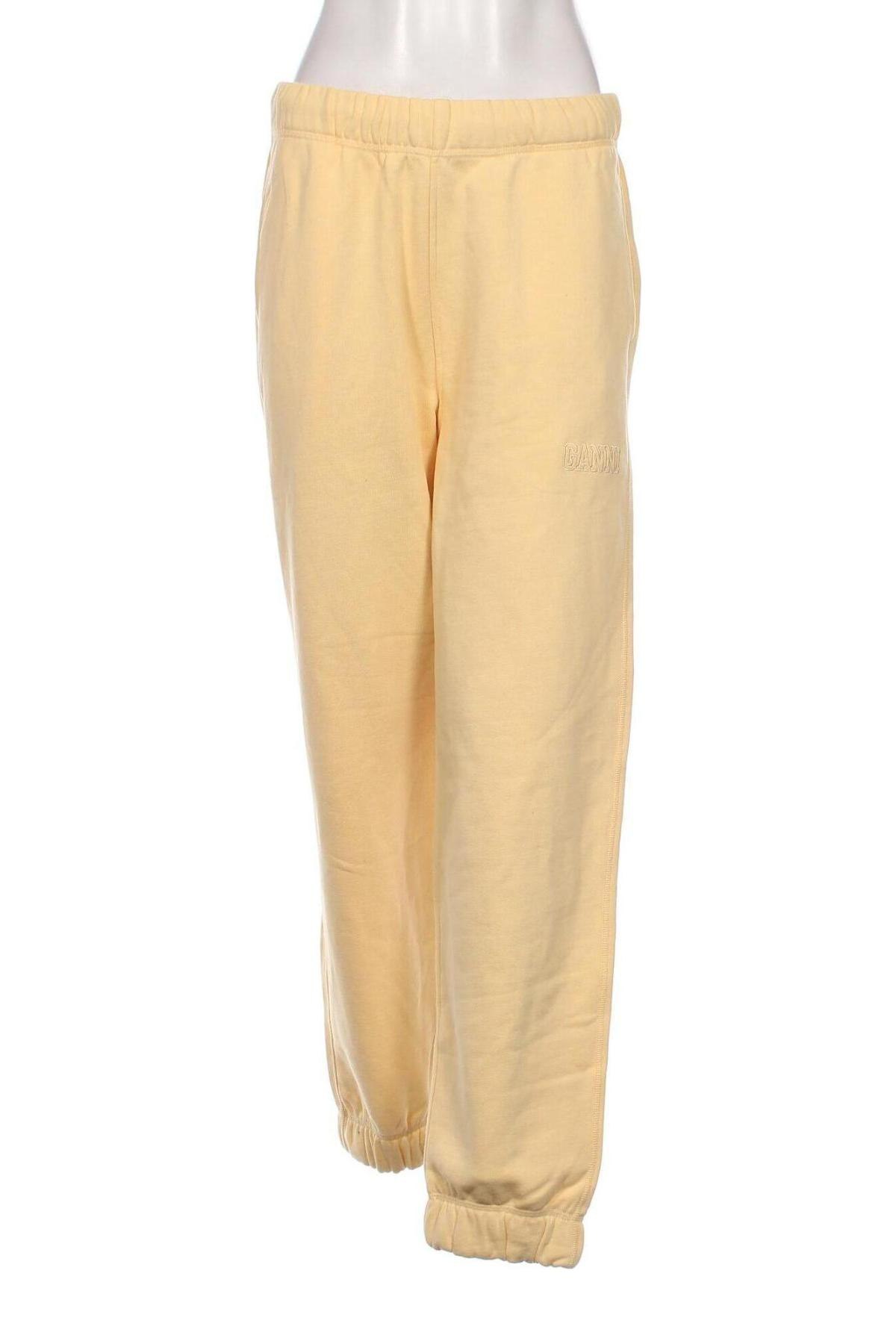 Damen Sporthose Ganni, Größe M, Farbe Gelb, Preis € 35,50