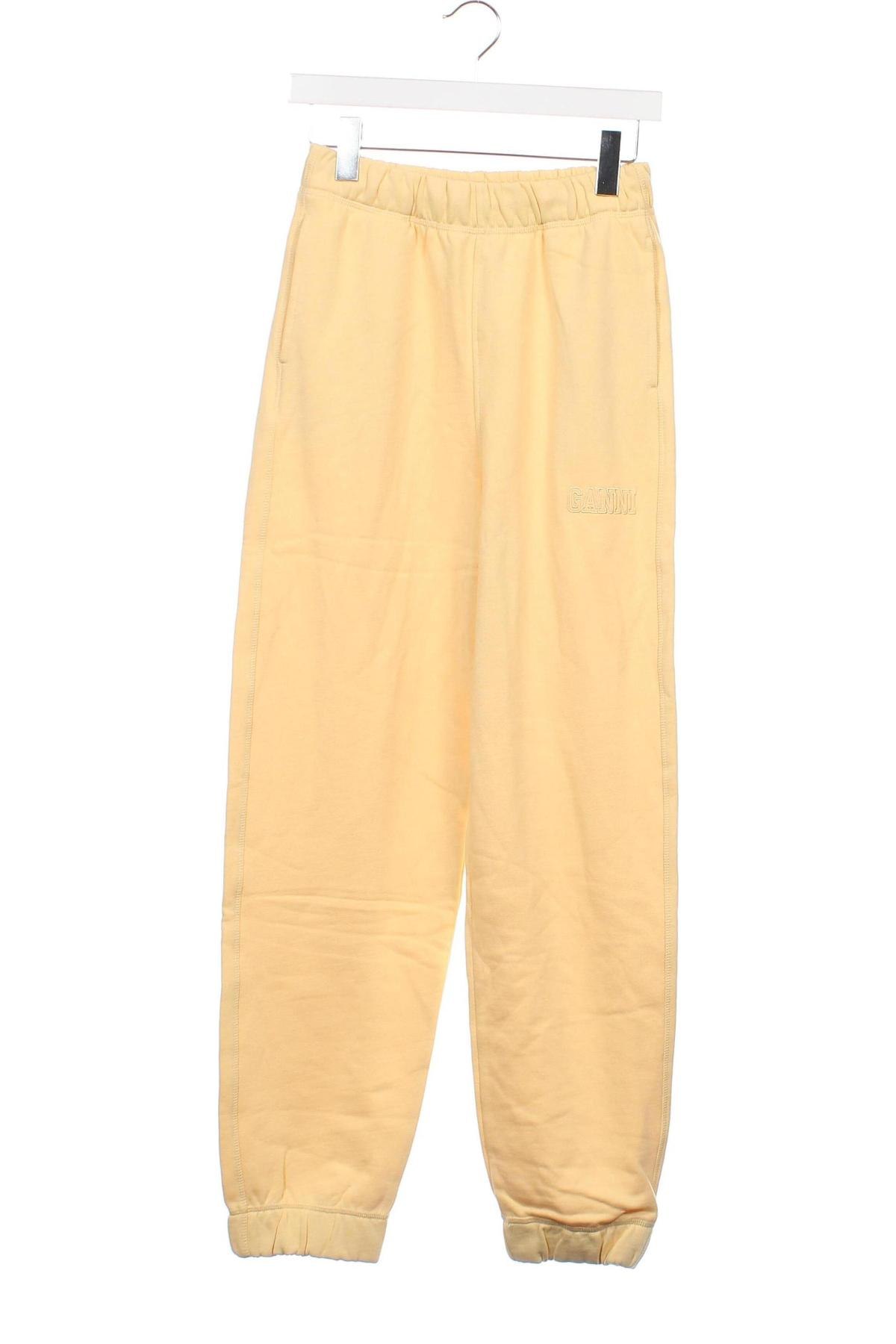 Damen Sporthose Ganni, Größe XS, Farbe Gelb, Preis € 31,66
