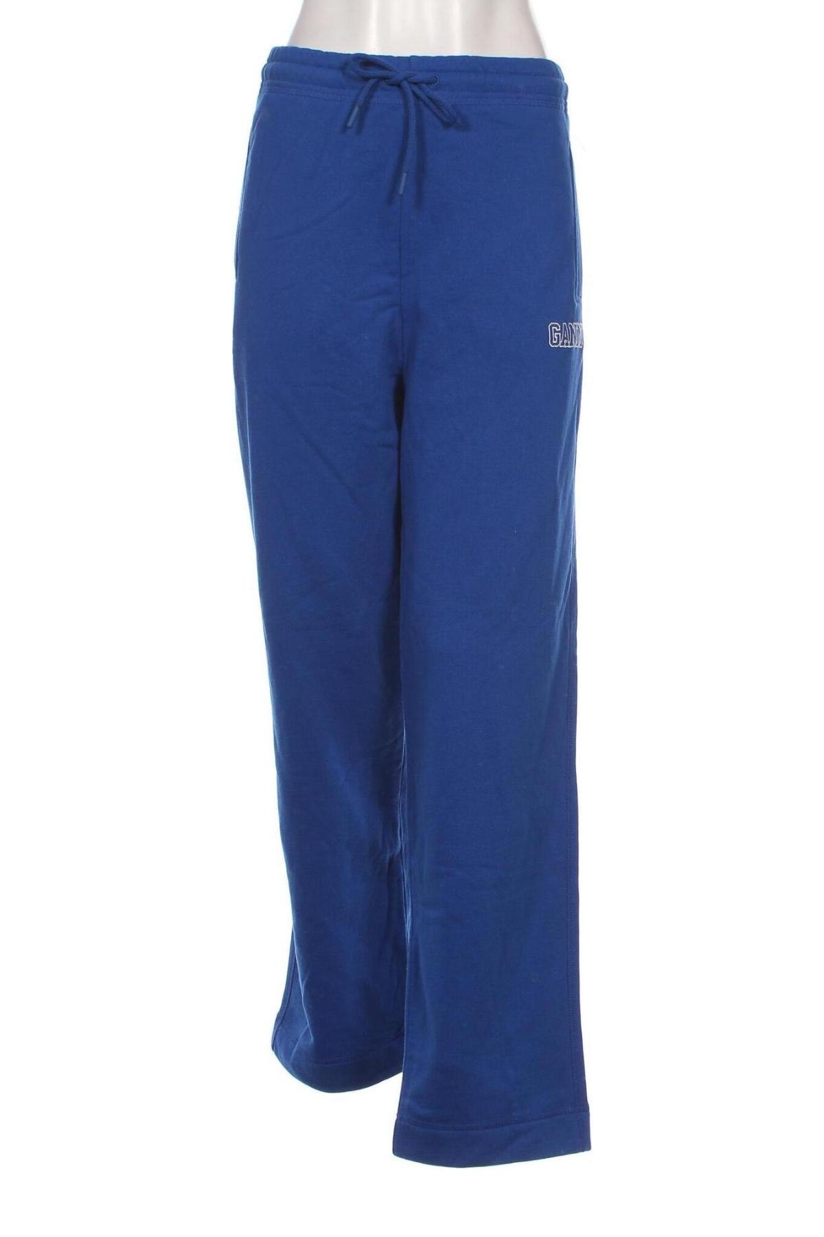 Γυναικείο αθλητικό παντελόνι Ganni, Μέγεθος L, Χρώμα Μπλέ, Τιμή 18,28 €
