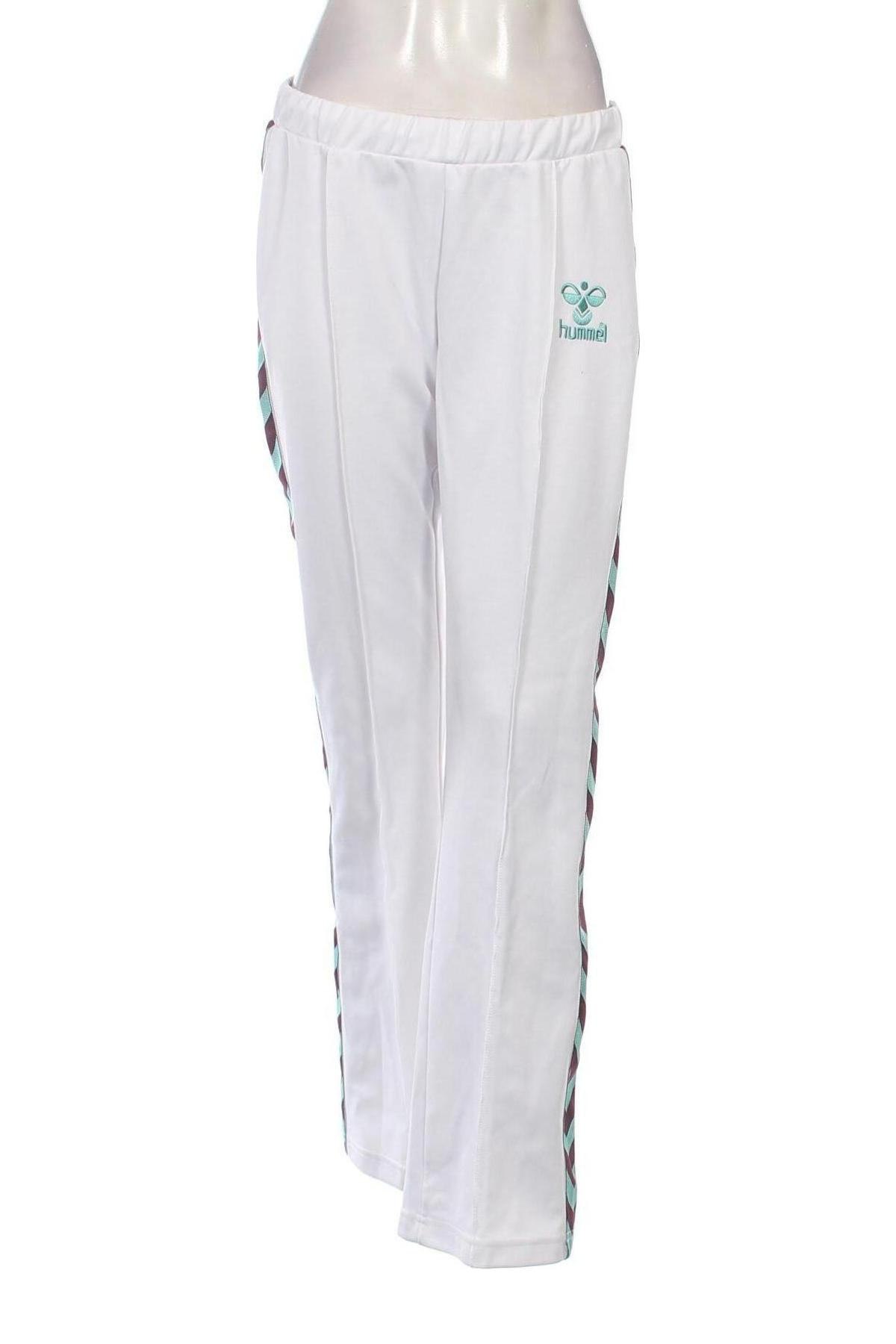 Γυναικείο αθλητικό παντελόνι Hummel, Μέγεθος L, Χρώμα Λευκό, Τιμή 8,29 €