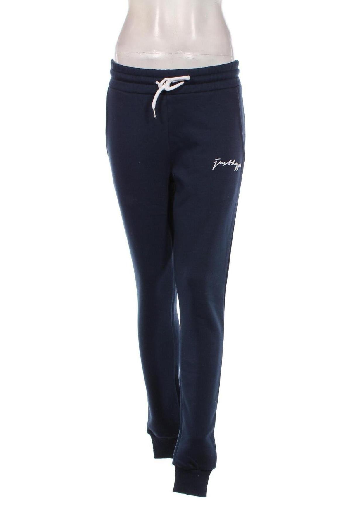 Pantaloni trening de femei Just Hype, Mărime XS, Culoare Albastru, Preț 101,98 Lei