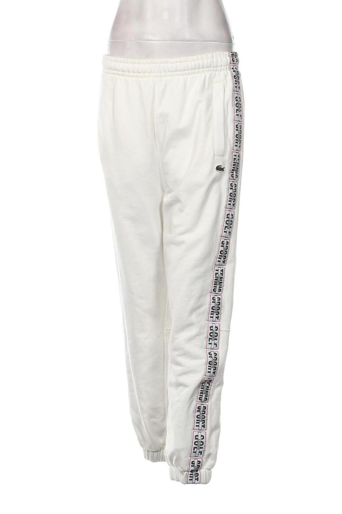 Γυναικείο αθλητικό παντελόνι Lacoste, Μέγεθος S, Χρώμα Λευκό, Τιμή 60,31 €
