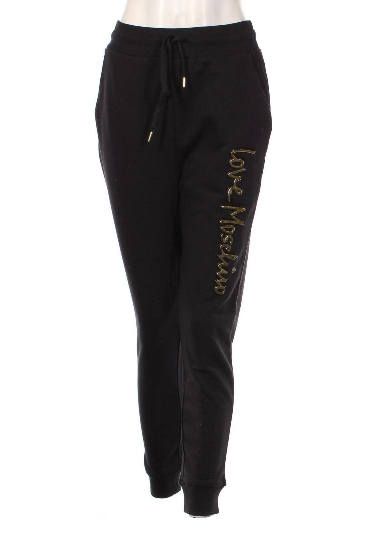 Γυναικείο αθλητικό παντελόνι Love Moschino, Μέγεθος S, Χρώμα Μαύρο, Τιμή 39,69 €