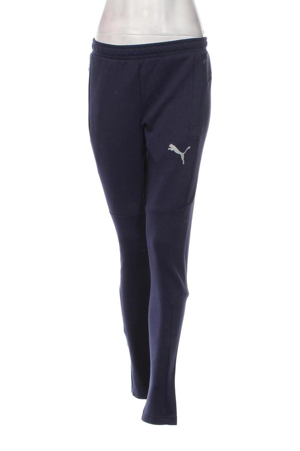 Γυναικείο αθλητικό παντελόνι PUMA, Μέγεθος S, Χρώμα Μπλέ, Τιμή 28,76 €