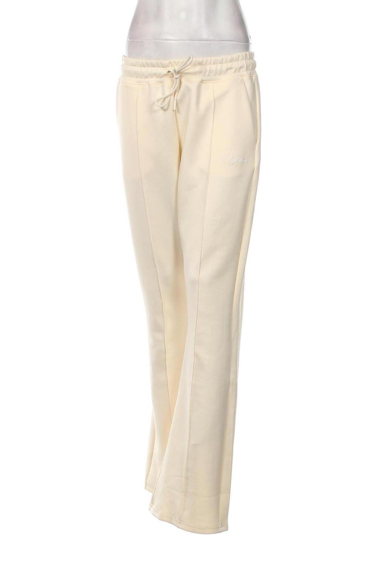Γυναικείο αθλητικό παντελόνι Pegador, Μέγεθος L, Χρώμα Εκρού, Τιμή 14,38 €