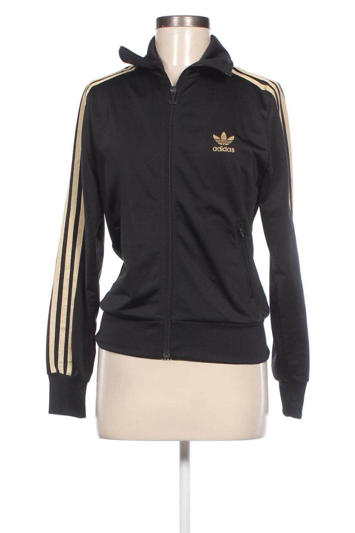 Damen Sportoberteil Adidas Originals, Größe M, Farbe Schwarz, Preis 31,73 €
