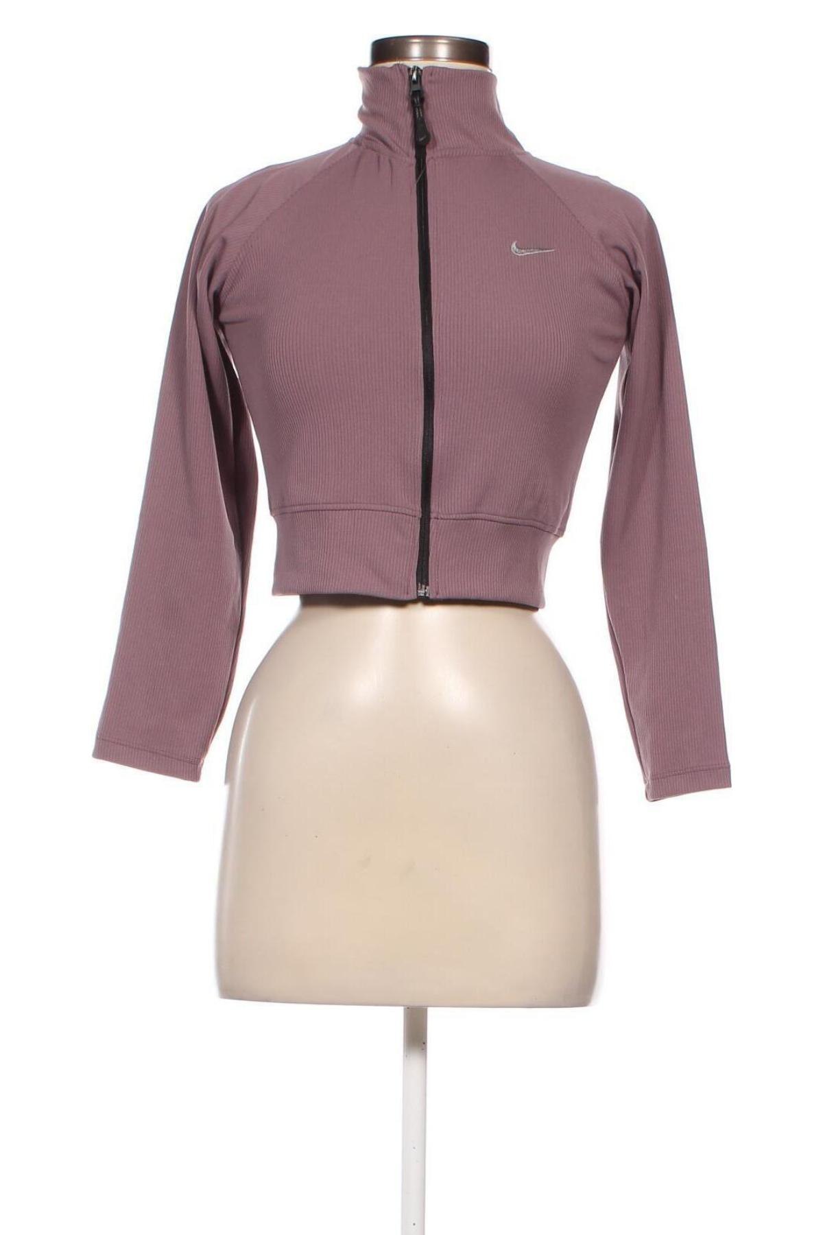Дамско спортно горнище Nike, Размер M, Цвят Лилав, Цена 48,00 лв.