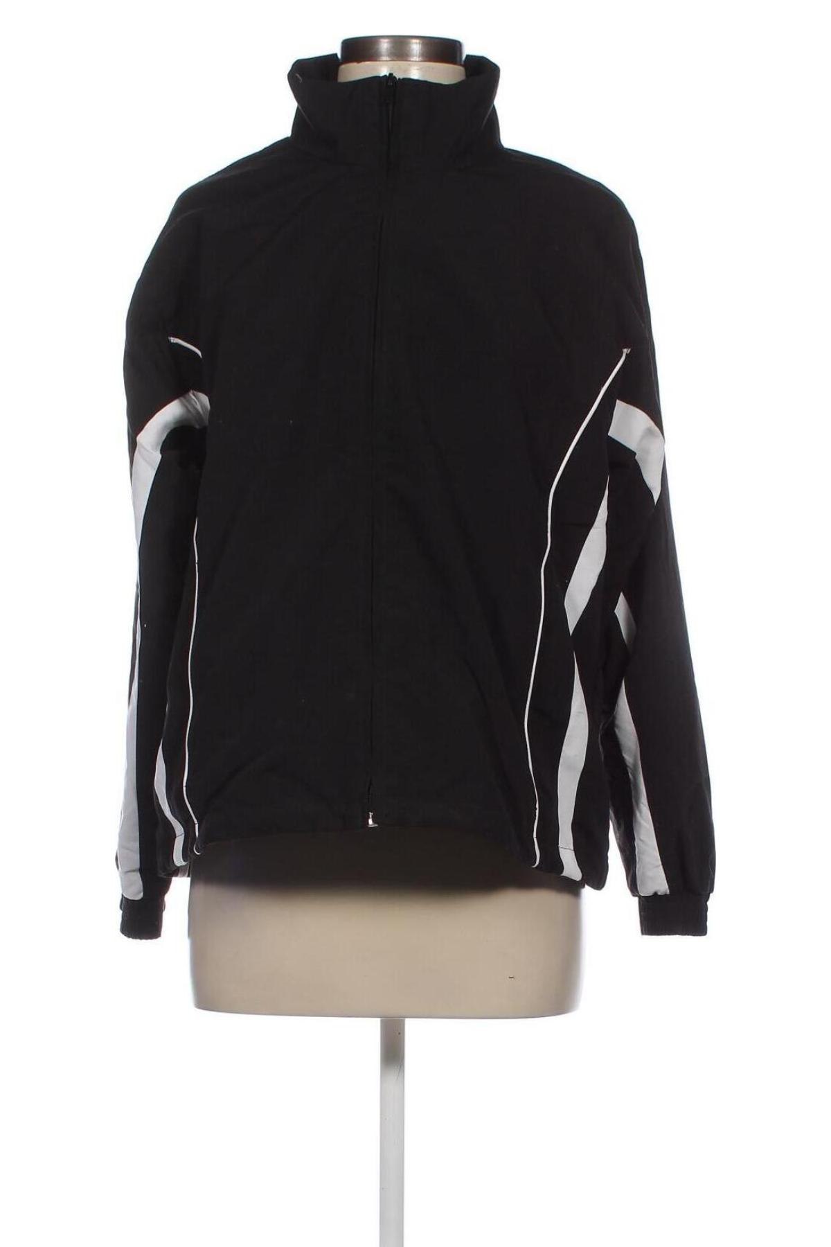 Γυναικείο μπουφάν αθλητικό, Μέγεθος L, Χρώμα Μαύρο, Τιμή 9,59 €
