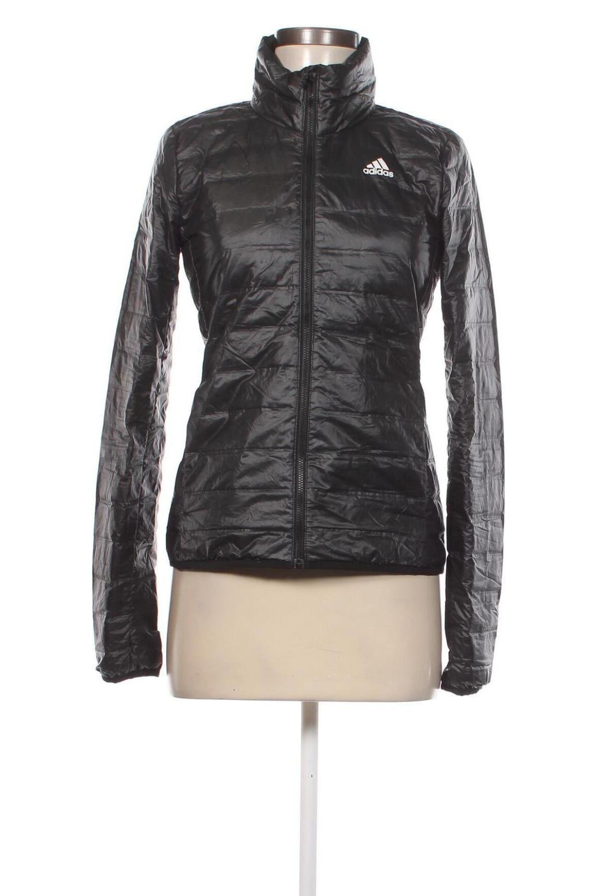 Дамско спортно яке Adidas, Размер XS, Цвят Черен, Цена 72,00 лв.