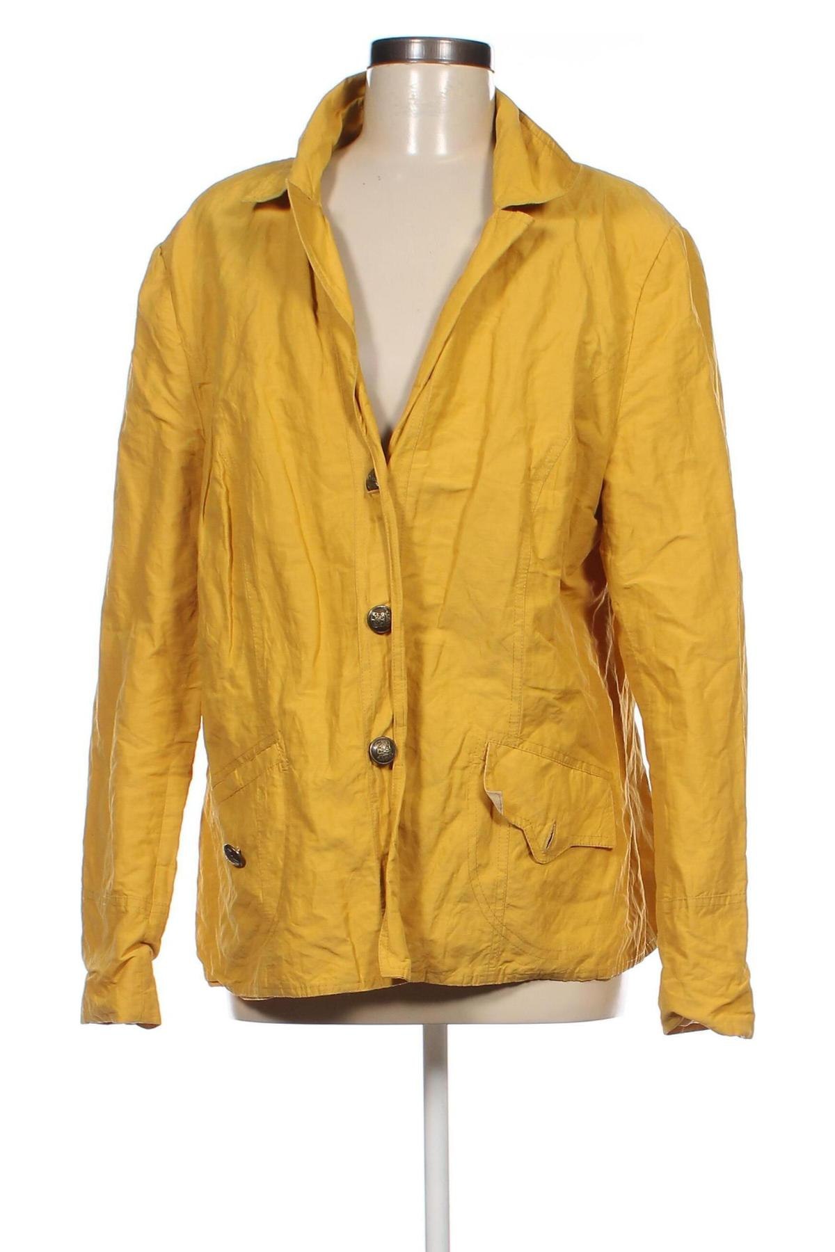Дамско яке, Размер 3XL, Цвят Жълт, Цена 31,20 лв.