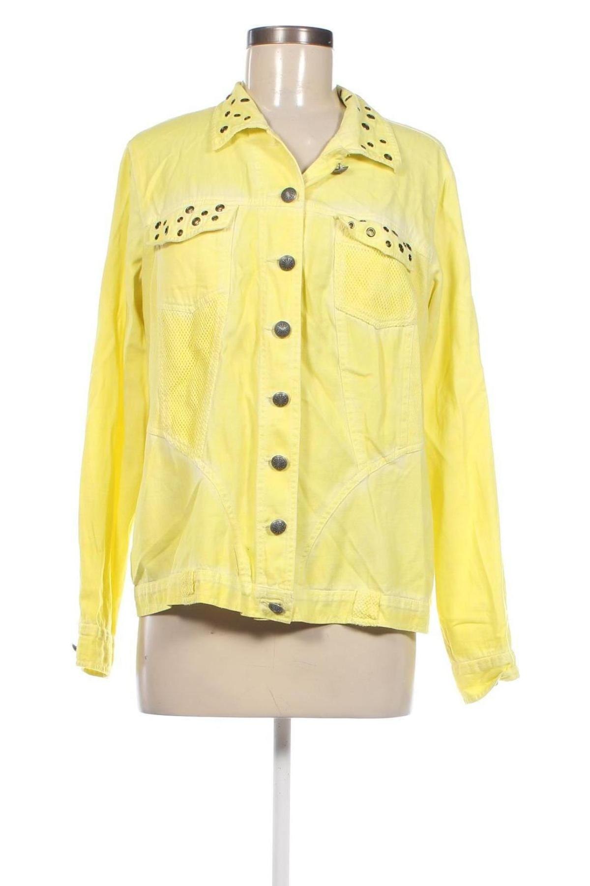 Дамско яке, Размер XL, Цвят Жълт, Цена 26,40 лв.