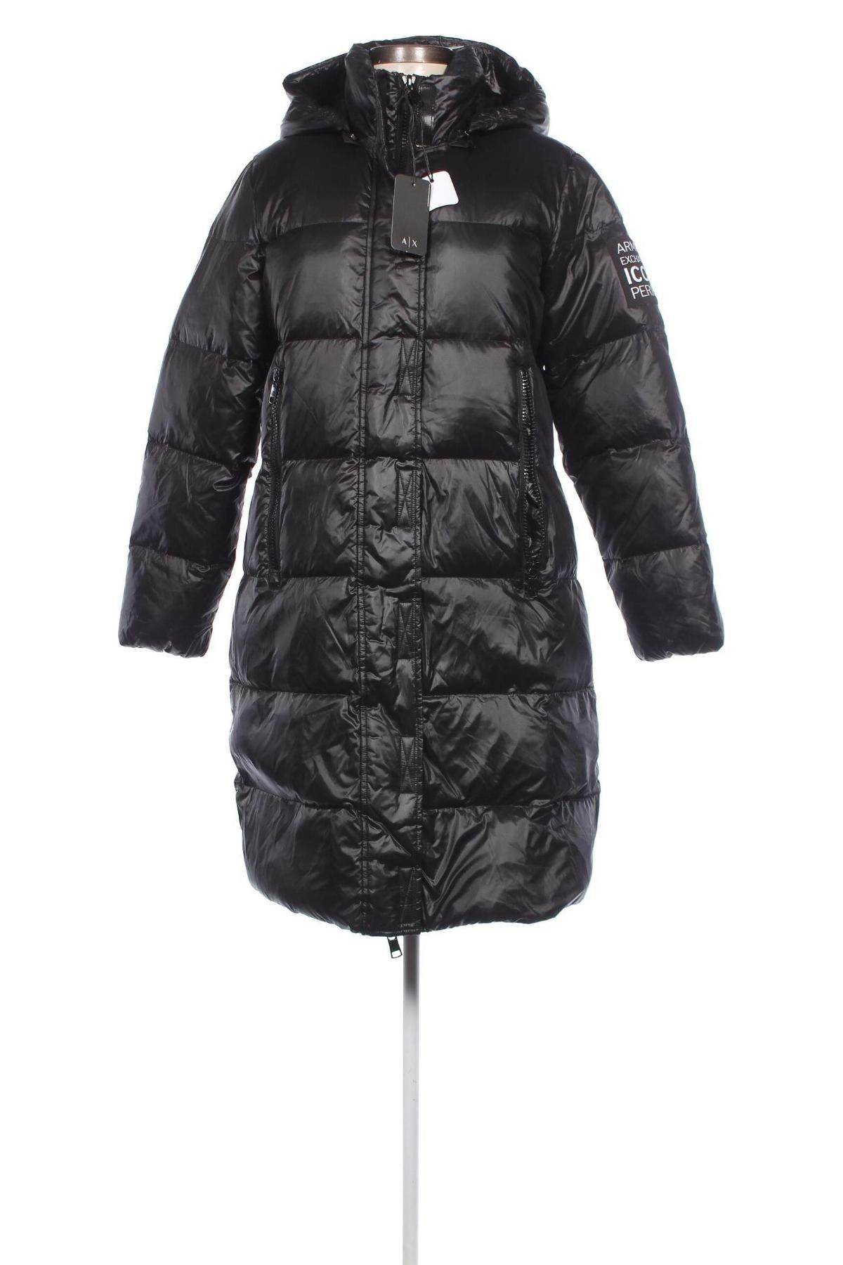 Γυναικείο μπουφάν Armani Exchange, Μέγεθος M, Χρώμα Μαύρο, Τιμή 127,65 €