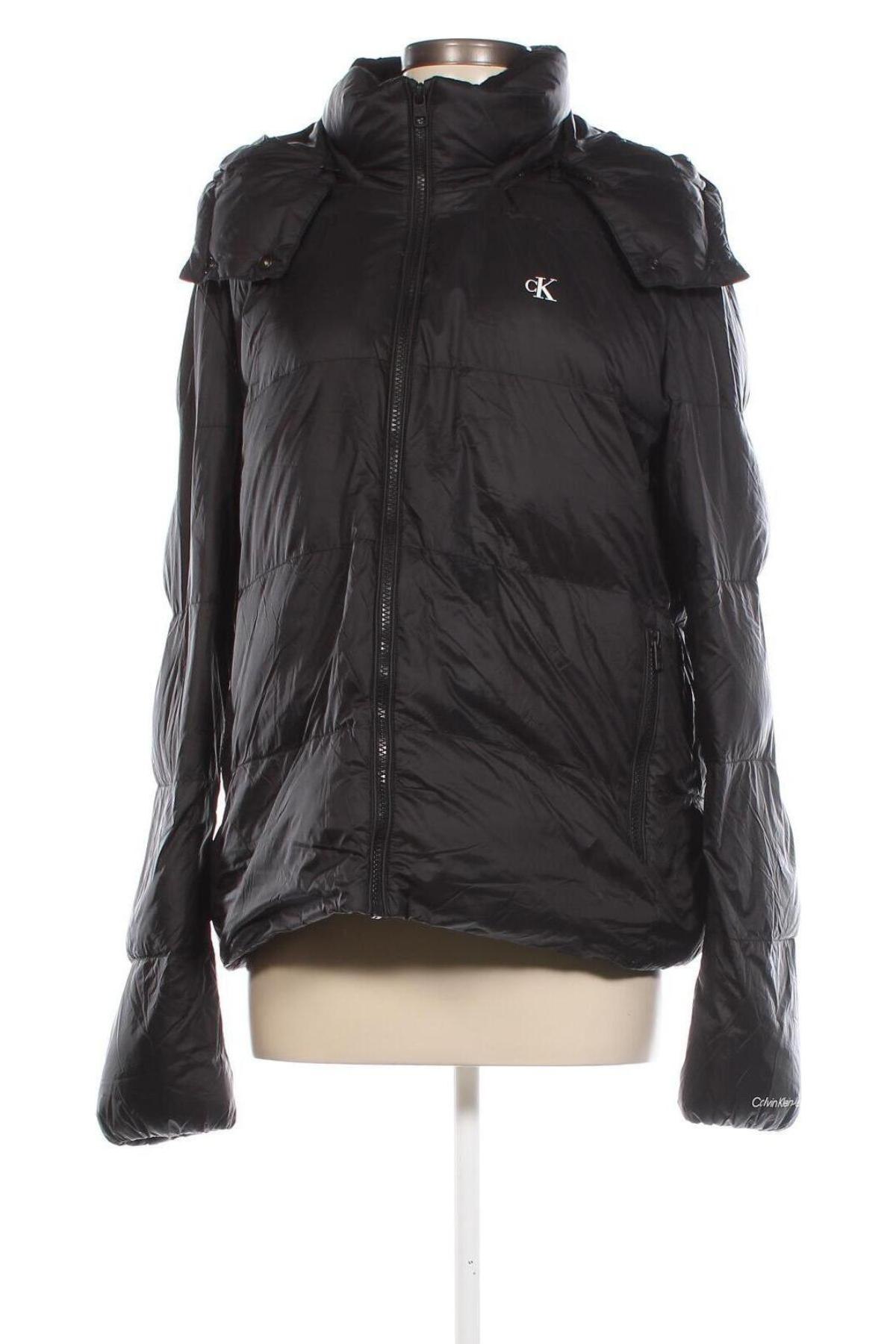 Γυναικείο μπουφάν Calvin Klein Jeans, Μέγεθος XL, Χρώμα Μαύρο, Τιμή 111,03 €