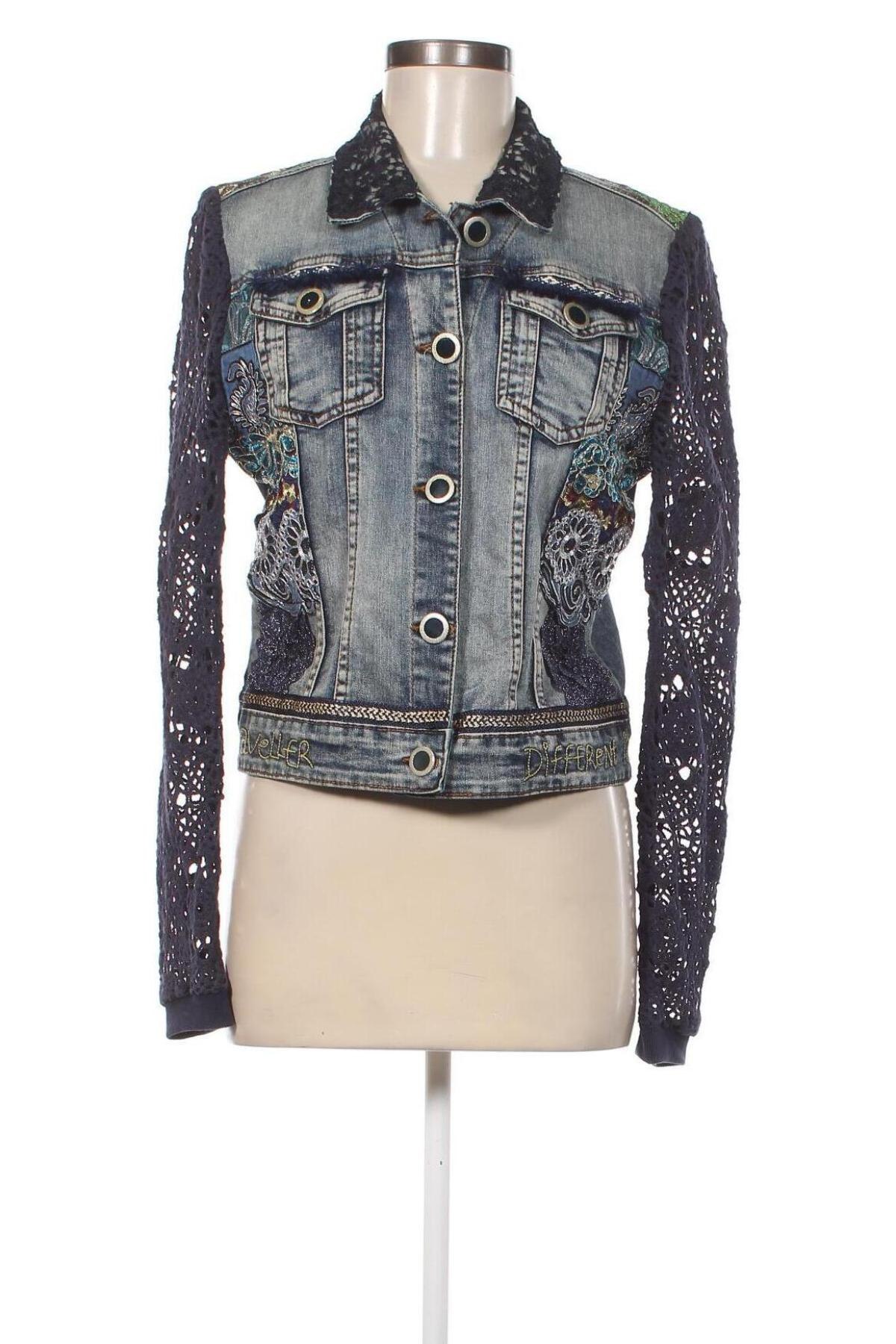 Damenjacke Desigual, Größe M, Farbe Blau, Preis € 34,06