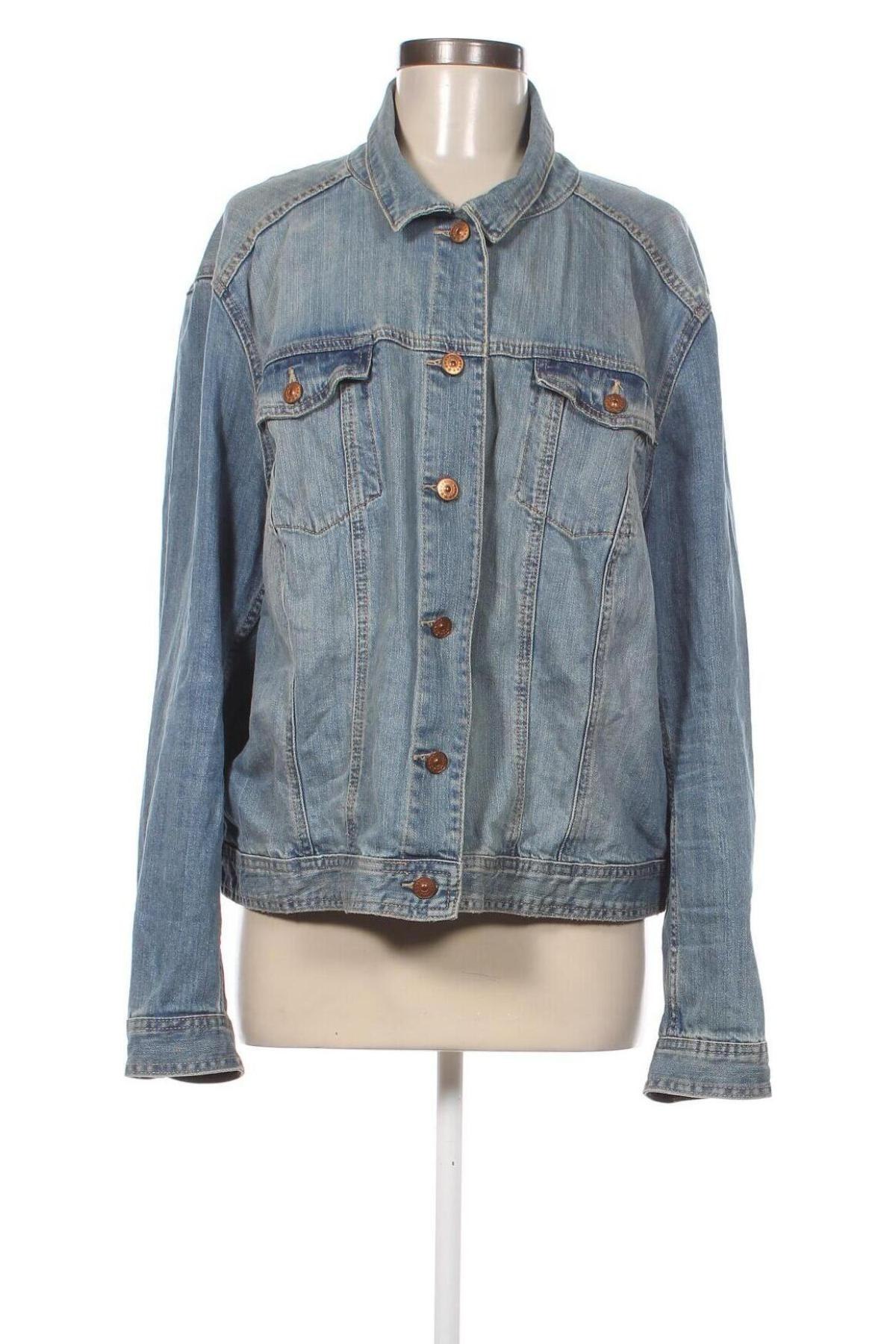 Γυναικείο μπουφάν H&M, Μέγεθος 3XL, Χρώμα Μπλέ, Τιμή 24,12 €
