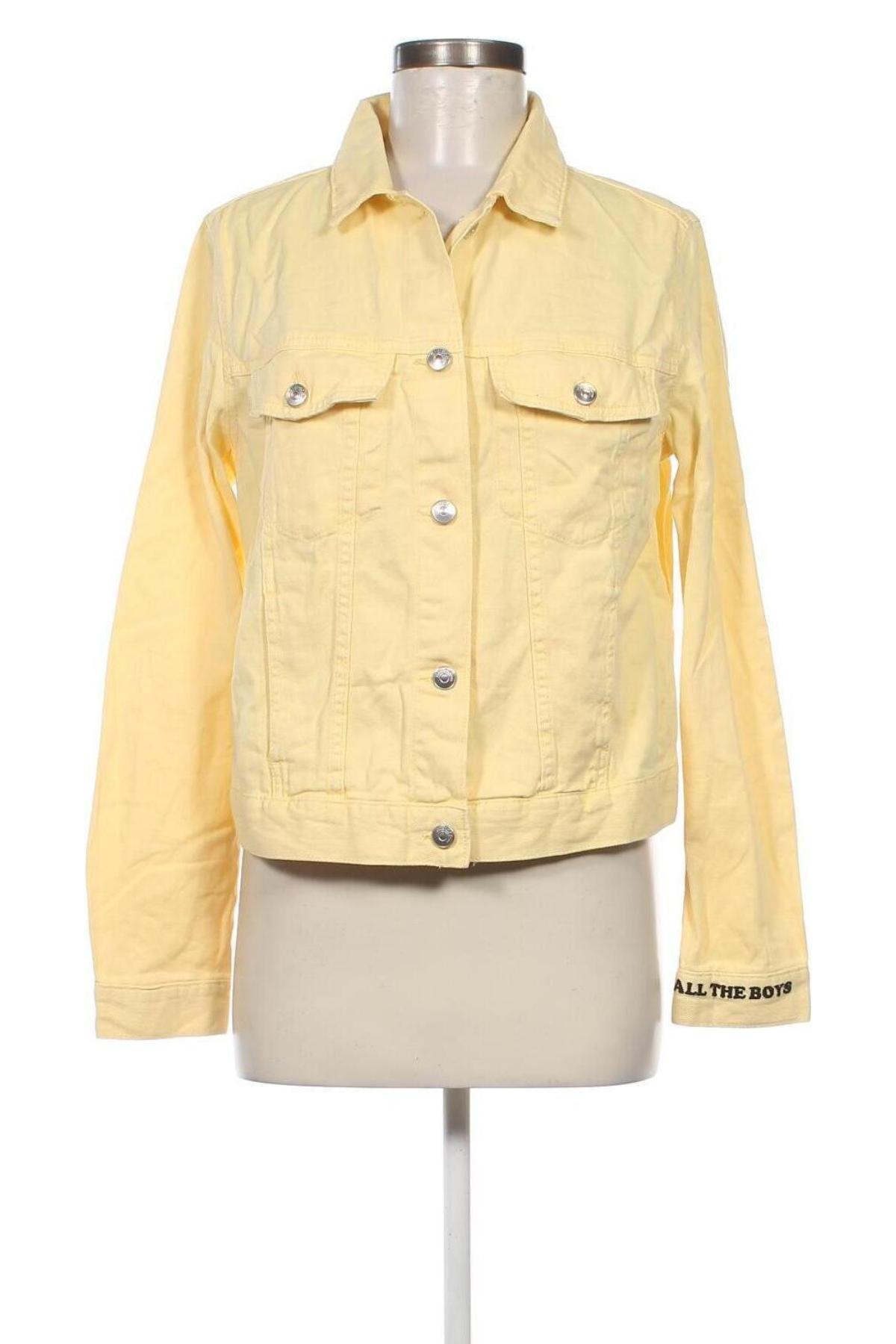Дамско яке H&M Divided, Размер M, Цвят Жълт, Цена 34,65 лв.