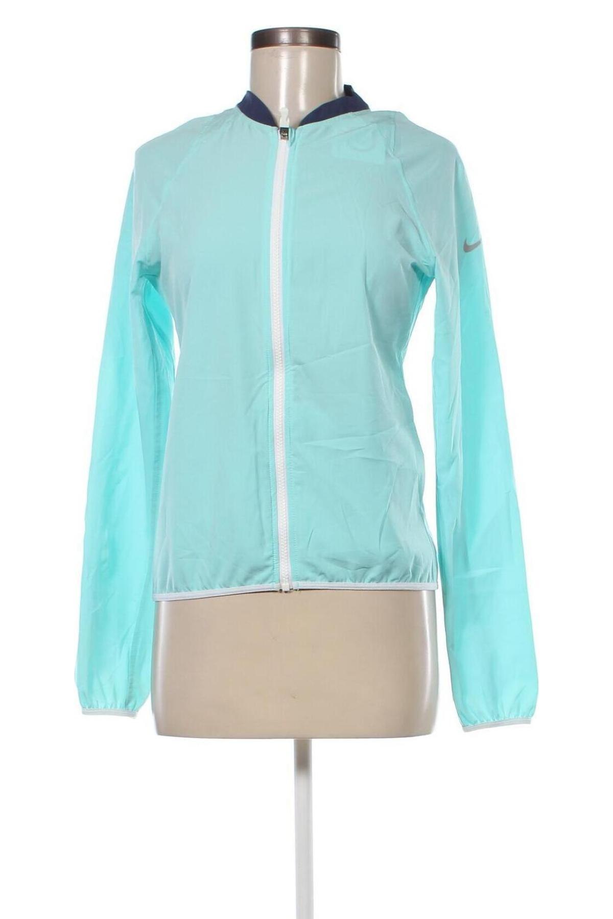 Γυναικείο μπουφάν Nike, Μέγεθος S, Χρώμα Μπλέ, Τιμή 19,18 €