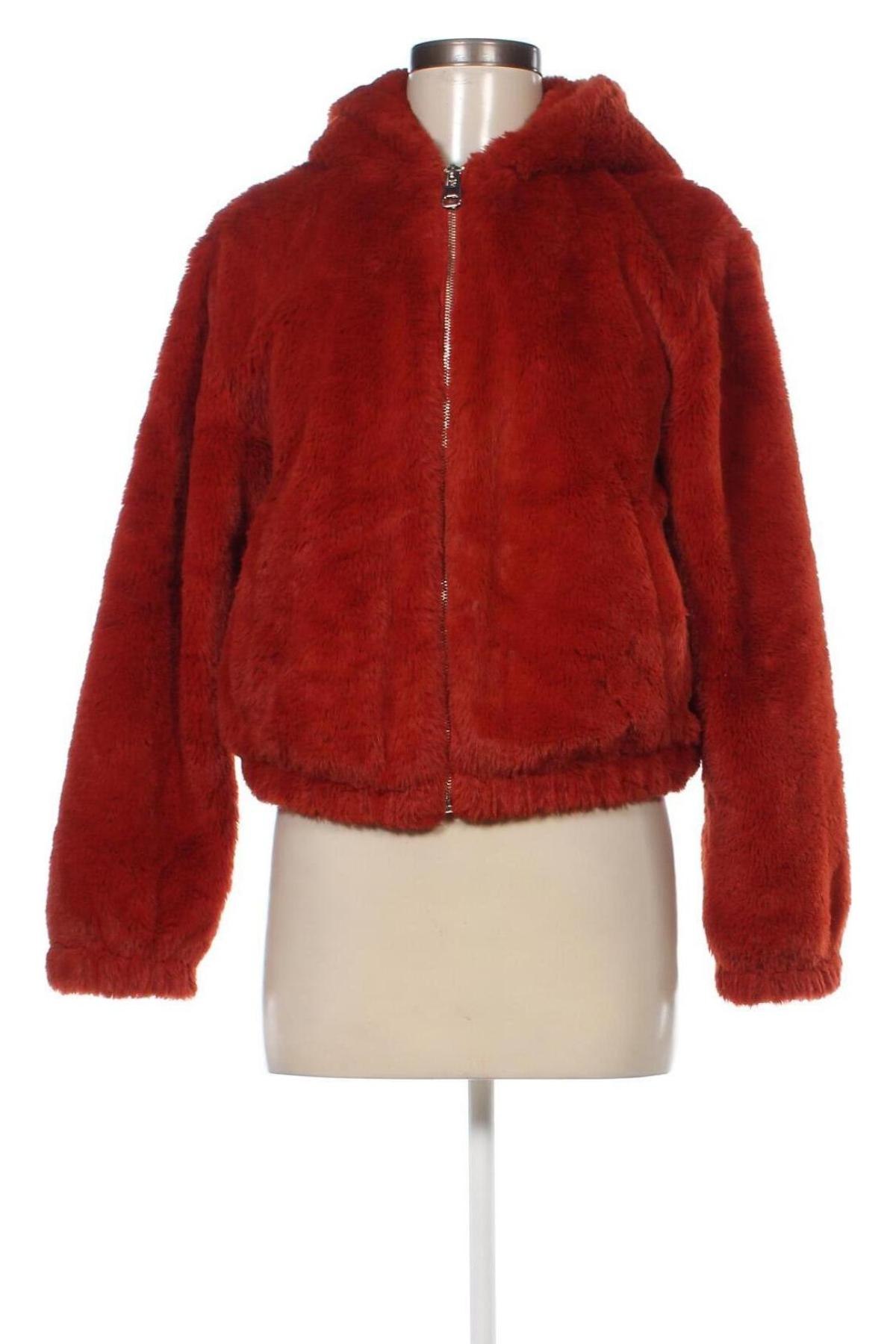 Γυναικείο μπουφάν Pull&Bear, Μέγεθος S, Χρώμα Κόκκινο, Τιμή 21,53 €