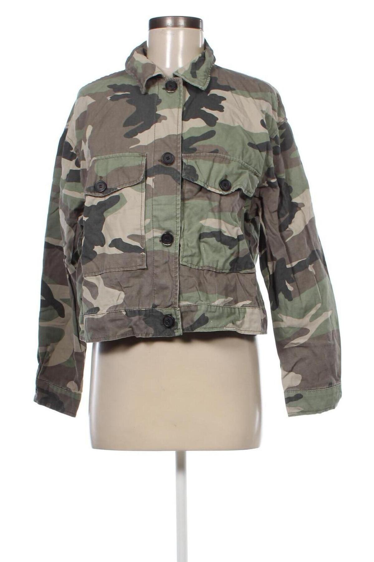 Γυναικείο μπουφάν Pull&Bear, Μέγεθος M, Χρώμα Πολύχρωμο, Τιμή 13,36 €