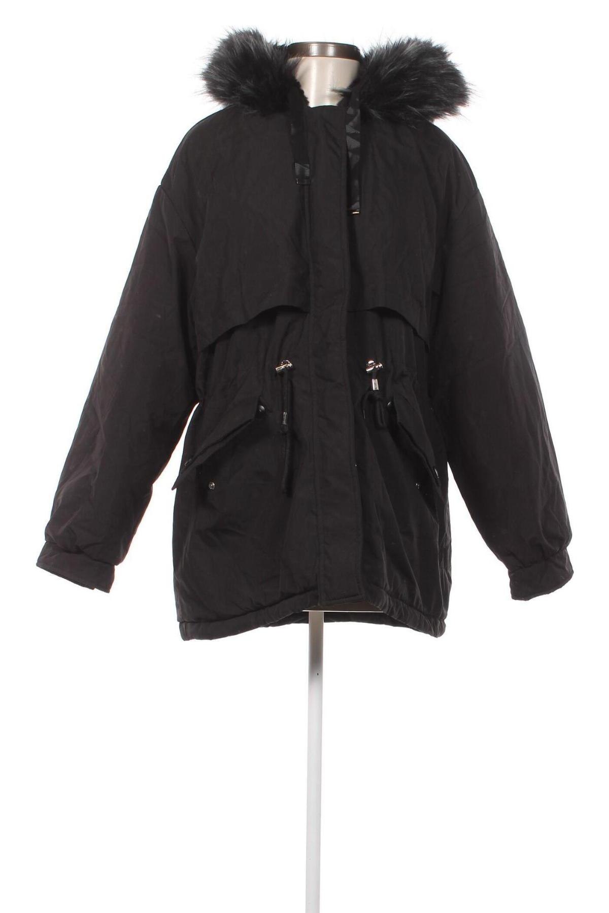 Dámska bunda  SHEIN, Veľkosť XL, Farba Čierna, Cena  20,39 €