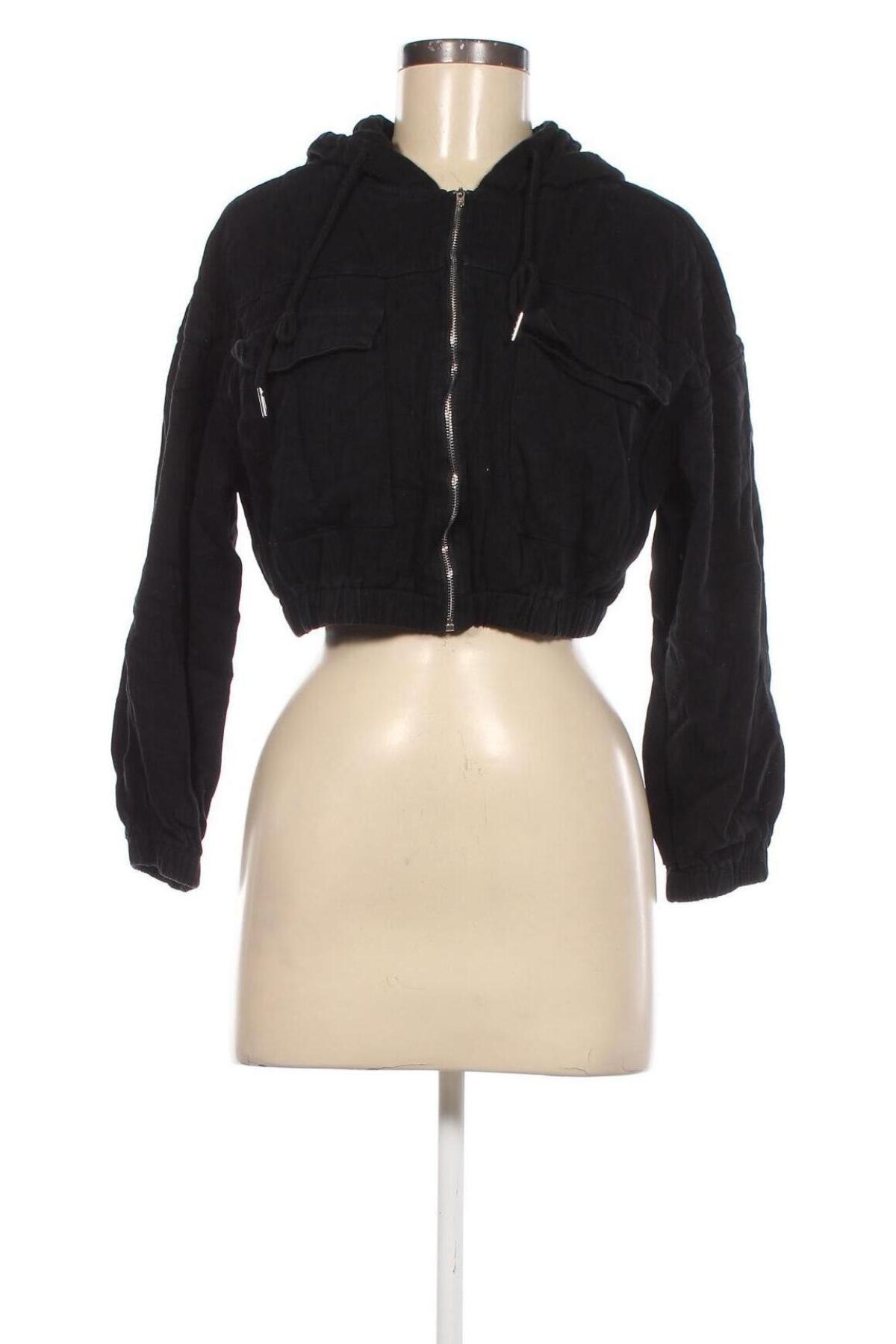 Γυναικείο μπουφάν SHEIN, Μέγεθος S, Χρώμα Μαύρο, Τιμή 14,85 €