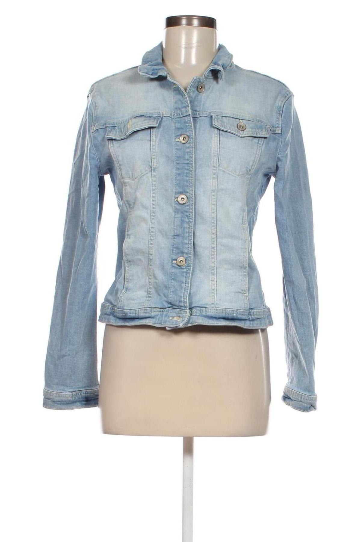 Γυναικείο μπουφάν Tom Tailor, Μέγεθος L, Χρώμα Μπλέ, Τιμή 14,85 €