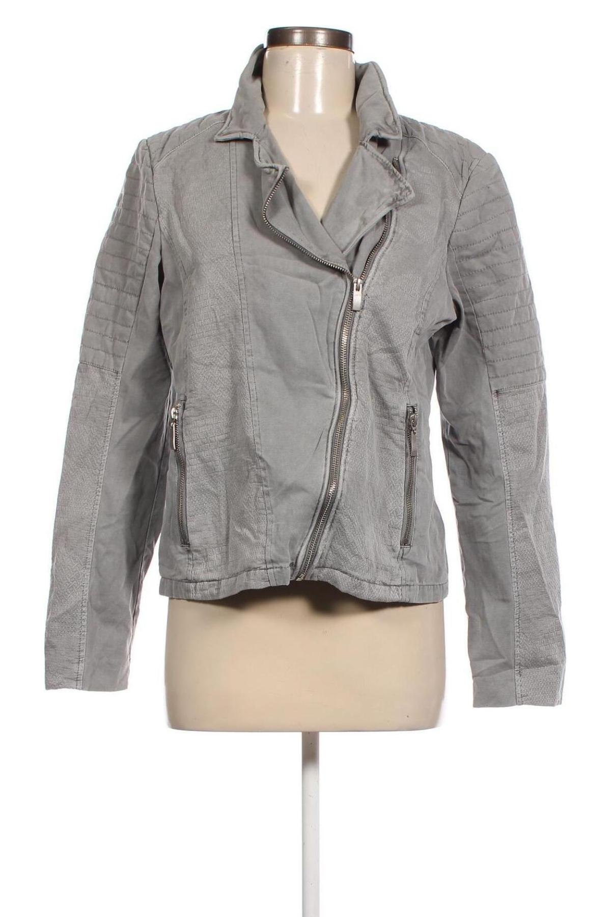 Γυναικείο μπουφάν Tom Tailor, Μέγεθος L, Χρώμα Γκρί, Τιμή 18,93 €