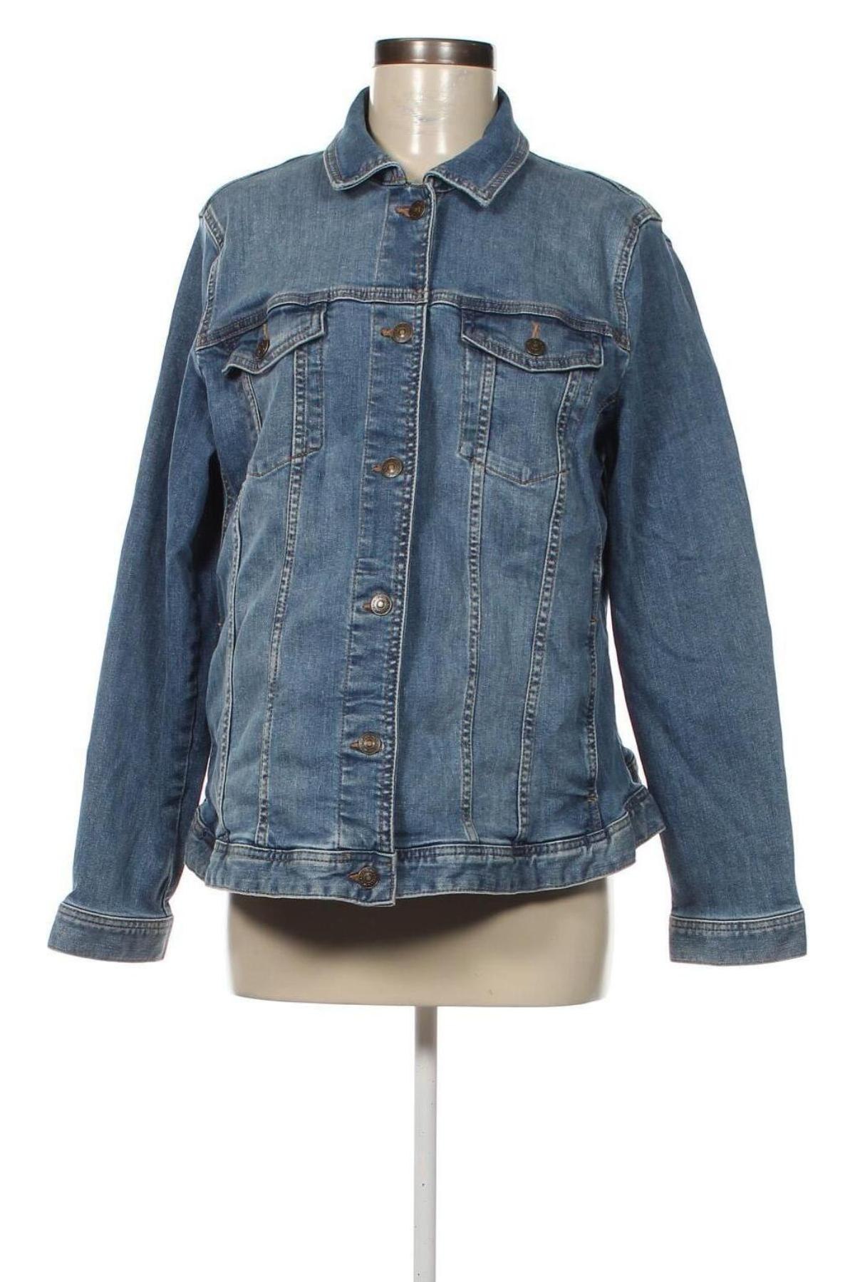 Γυναικείο μπουφάν Tom Tailor, Μέγεθος XXL, Χρώμα Μπλέ, Τιμή 14,85 €