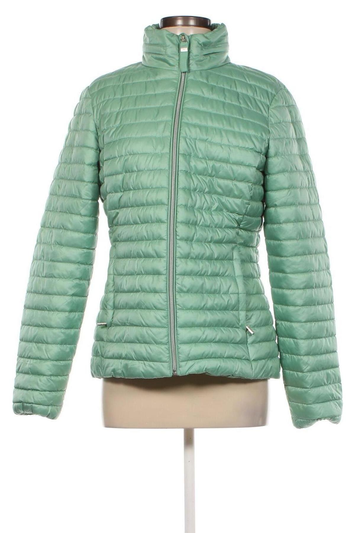 Γυναικείο μπουφάν Tom Tailor, Μέγεθος M, Χρώμα Πράσινο, Τιμή 26,44 €