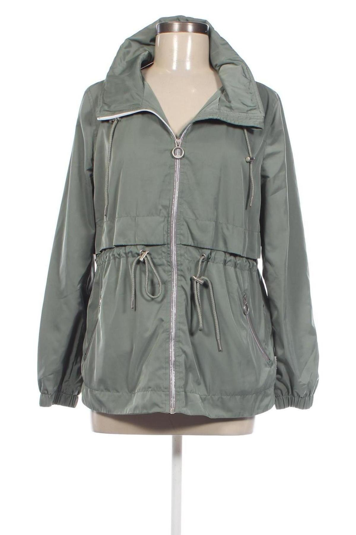 Γυναικείο μπουφάν Tom Tailor, Μέγεθος M, Χρώμα Πράσινο, Τιμή 18,93 €