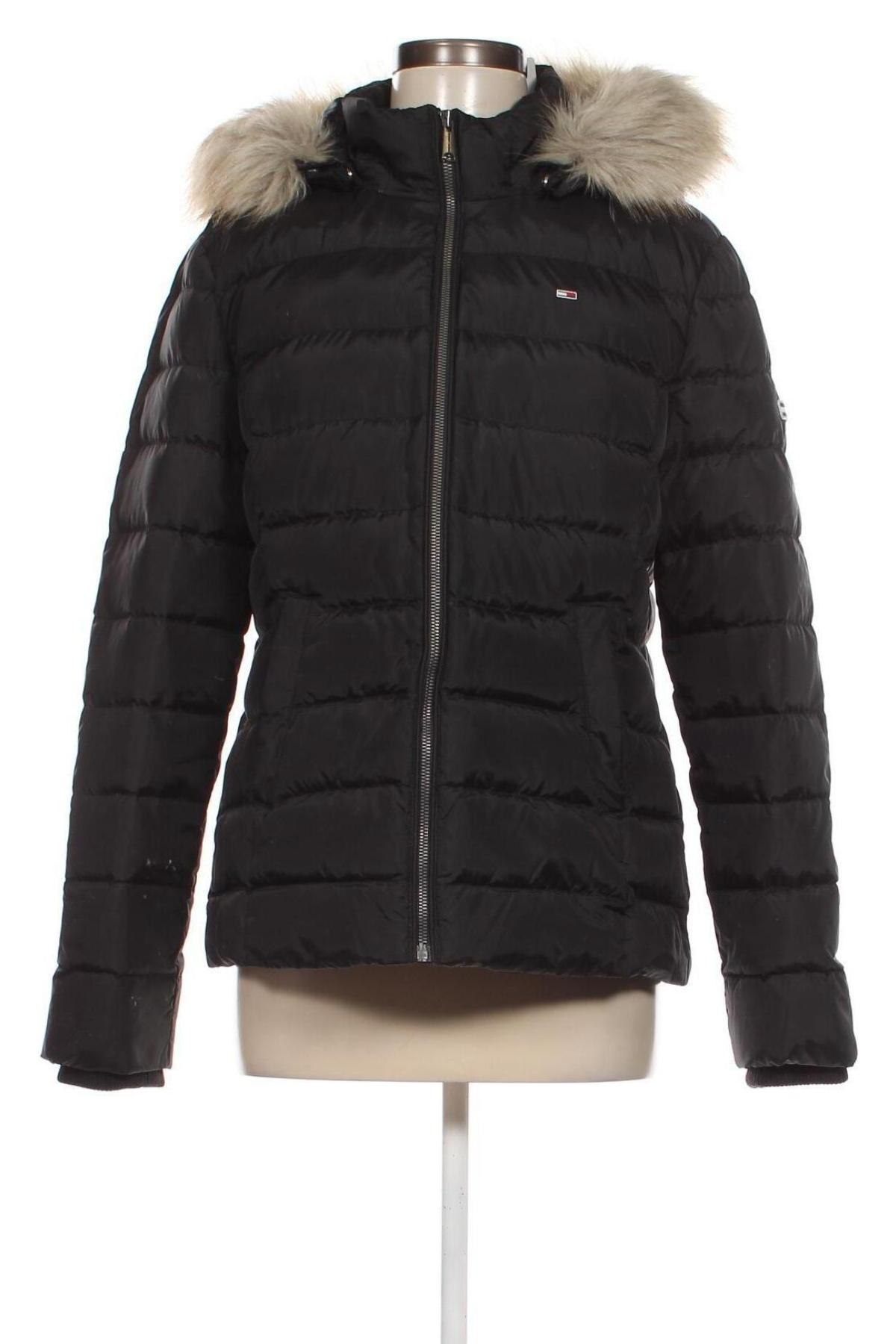 Γυναικείο μπουφάν Tommy Hilfiger, Μέγεθος XL, Χρώμα Μαύρο, Τιμή 79,33 €