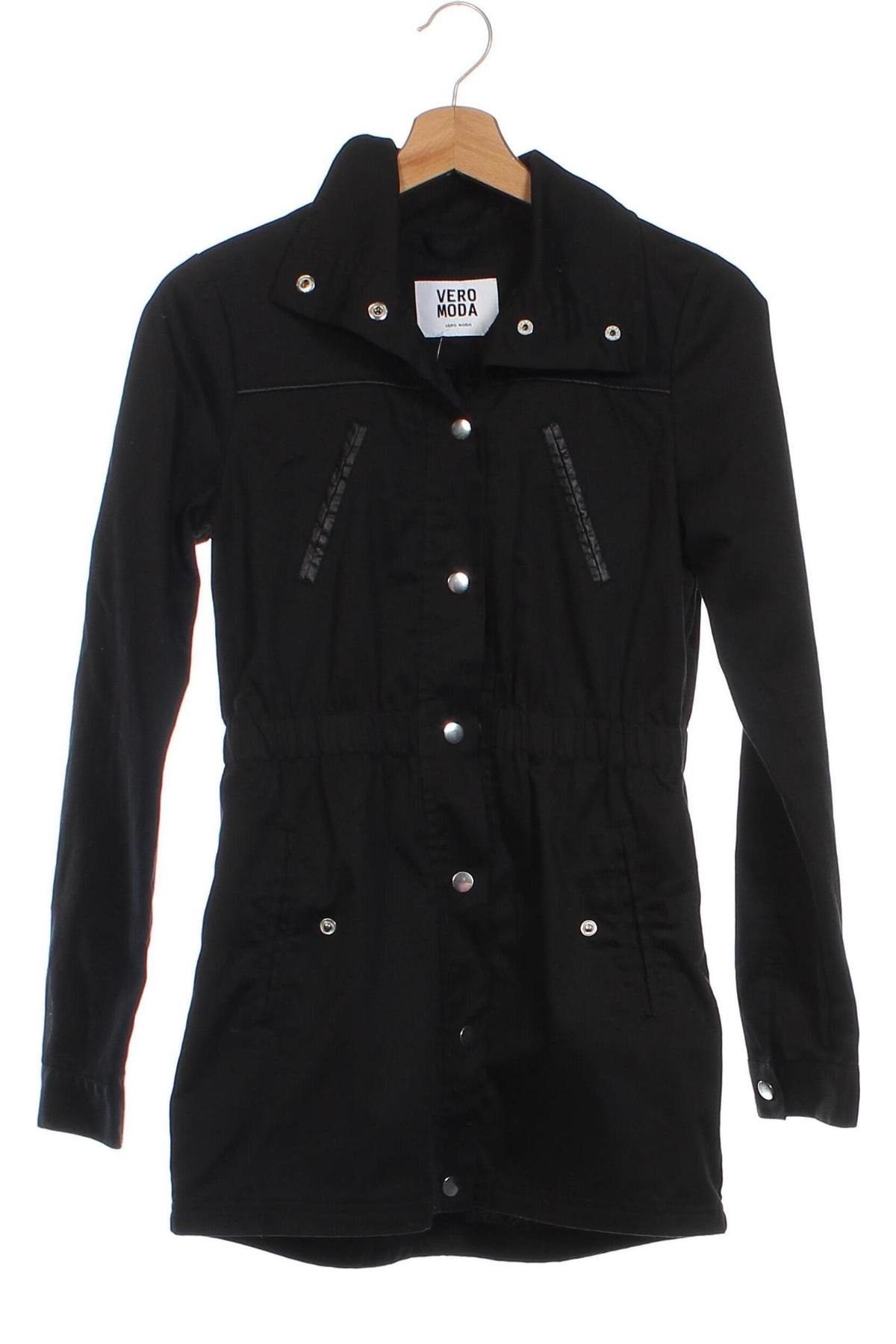 Γυναικείο μπουφάν Vero Moda, Μέγεθος XS, Χρώμα Μαύρο, Τιμή 12,58 €