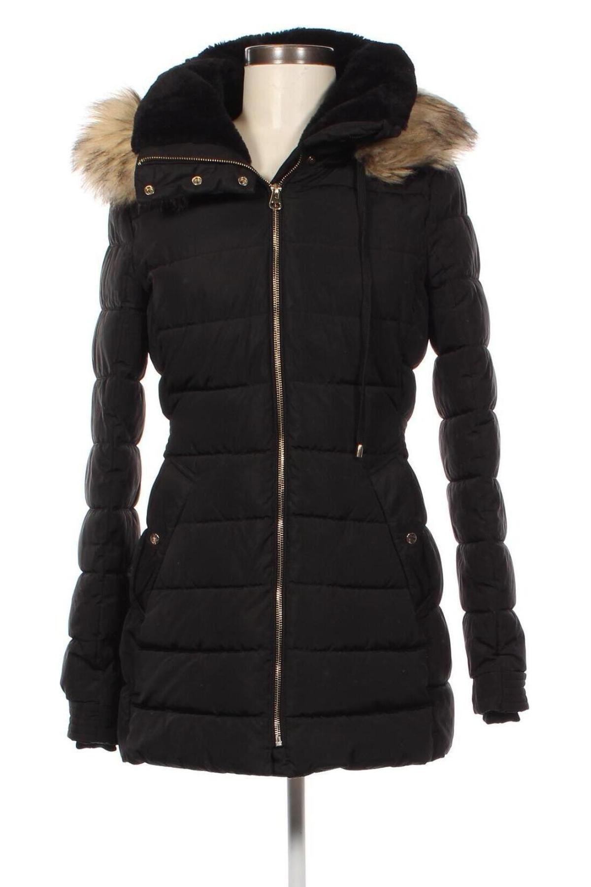 Γυναικείο μπουφάν Zara, Μέγεθος XS, Χρώμα Μαύρο, Τιμή 16,48 €