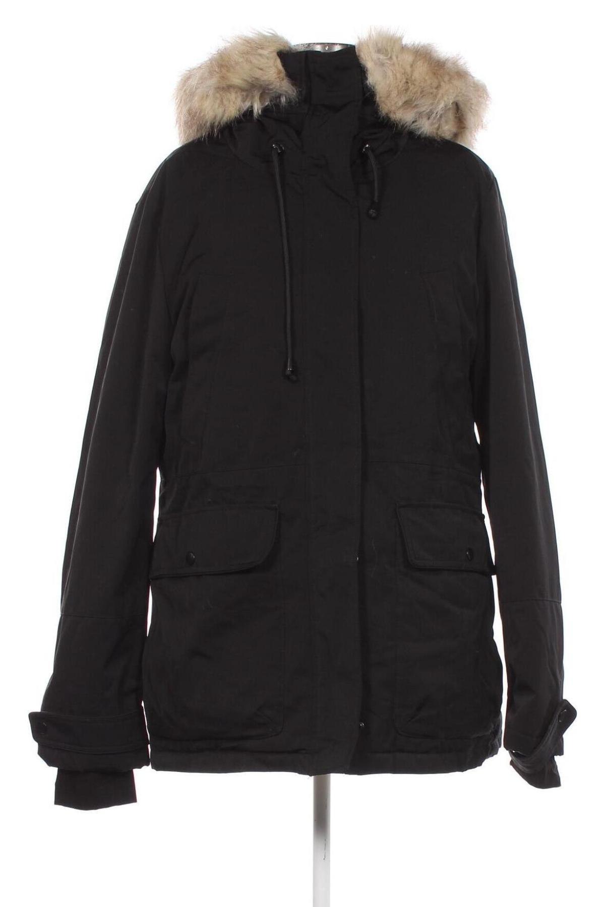 Дамско яке Zara, Размер XL, Цвят Черен, Цена 39,36 лв.