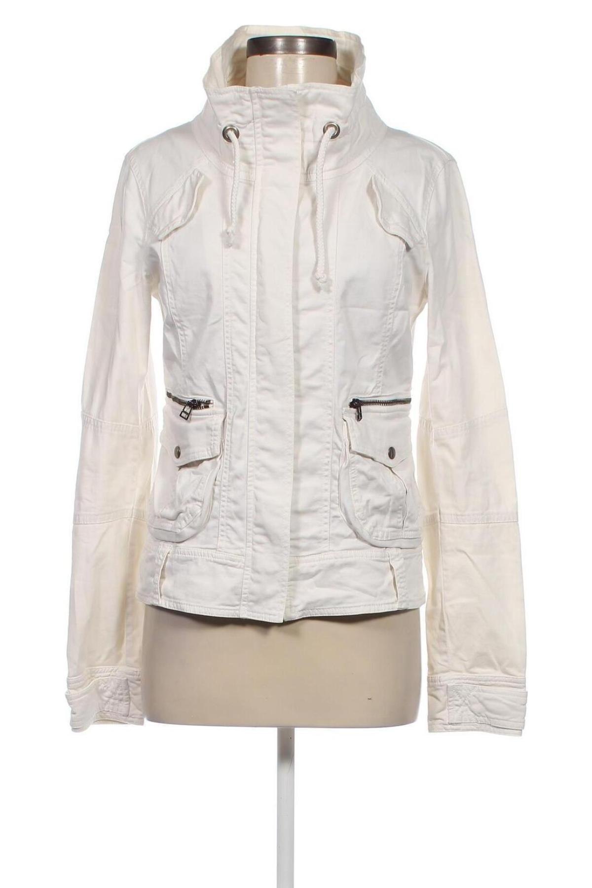Damenjacke Zara Trafaluc, Größe M, Farbe Weiß, Preis € 16,70