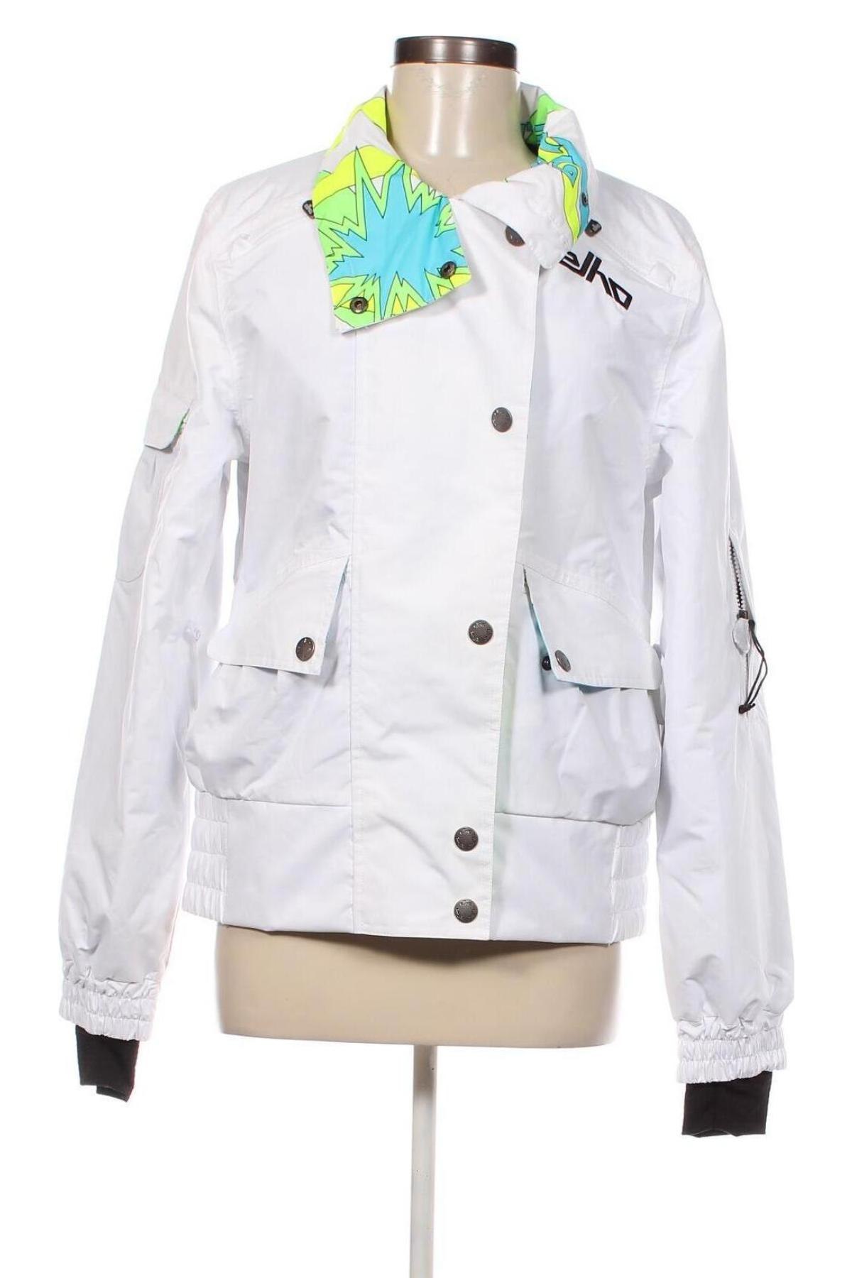 Γυναίκειο μπουφάν για χειμερινά σπορ Elho, Μέγεθος S, Χρώμα Λευκό, Τιμή 141,09 €