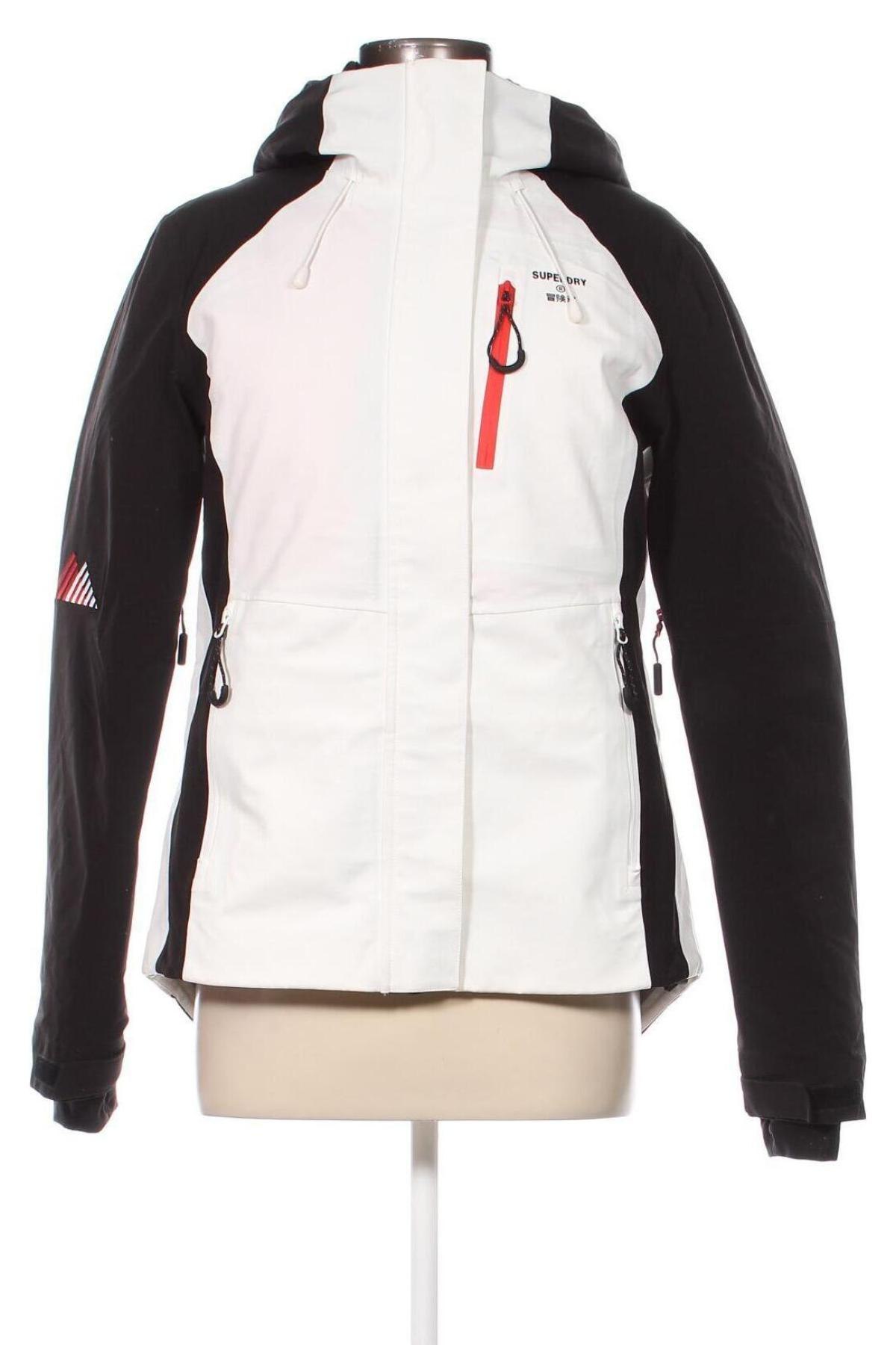 Damenjacke für Wintersports Superdry, Größe S, Farbe Weiß, Preis € 101,40
