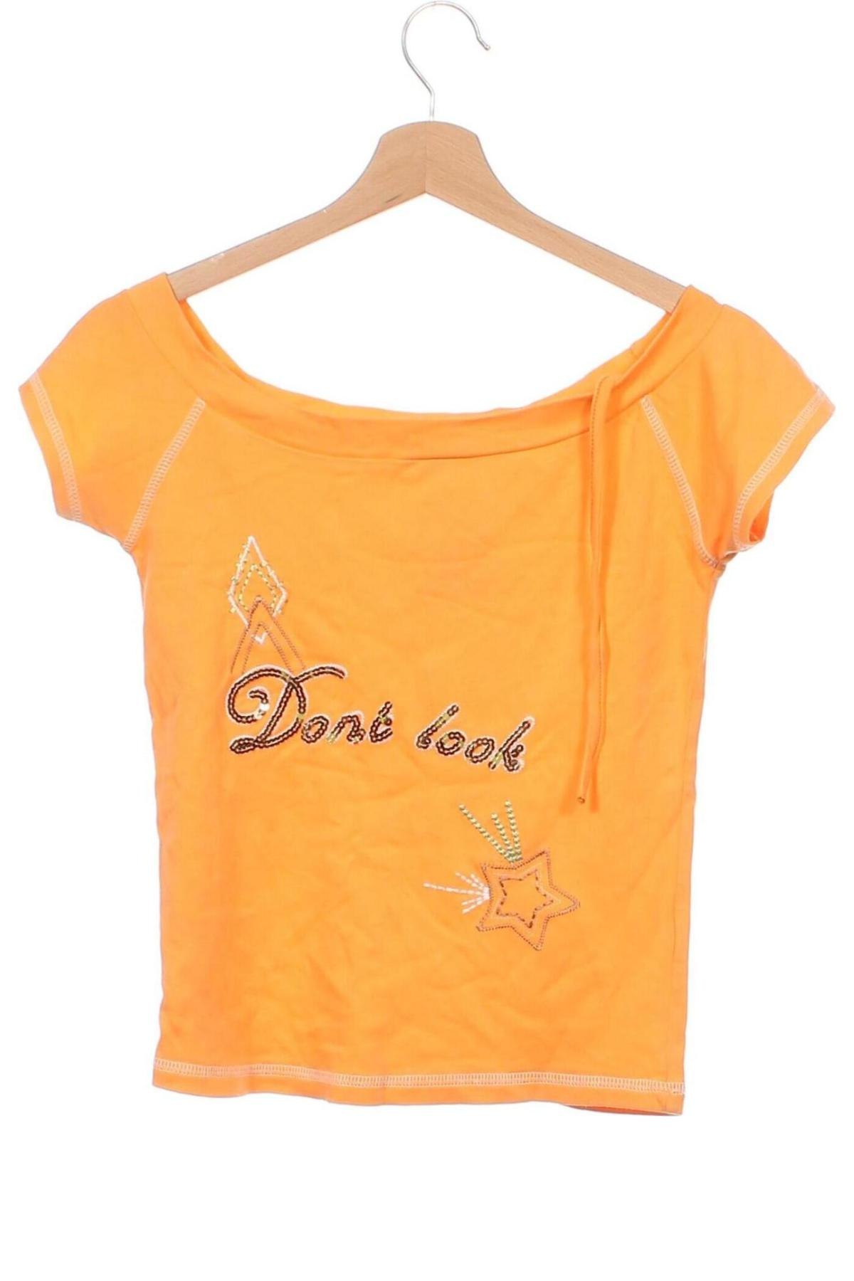 Kinder Shirt, Größe 15-18y/ 170-176 cm, Farbe Orange, Preis 8,02 €