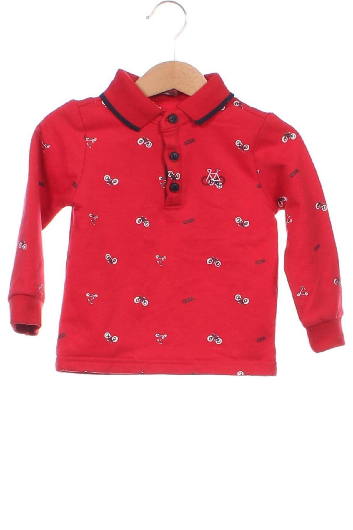 Kinder Shirt, Größe 9-12m/ 74-80 cm, Farbe Rot, Preis 1,99 €