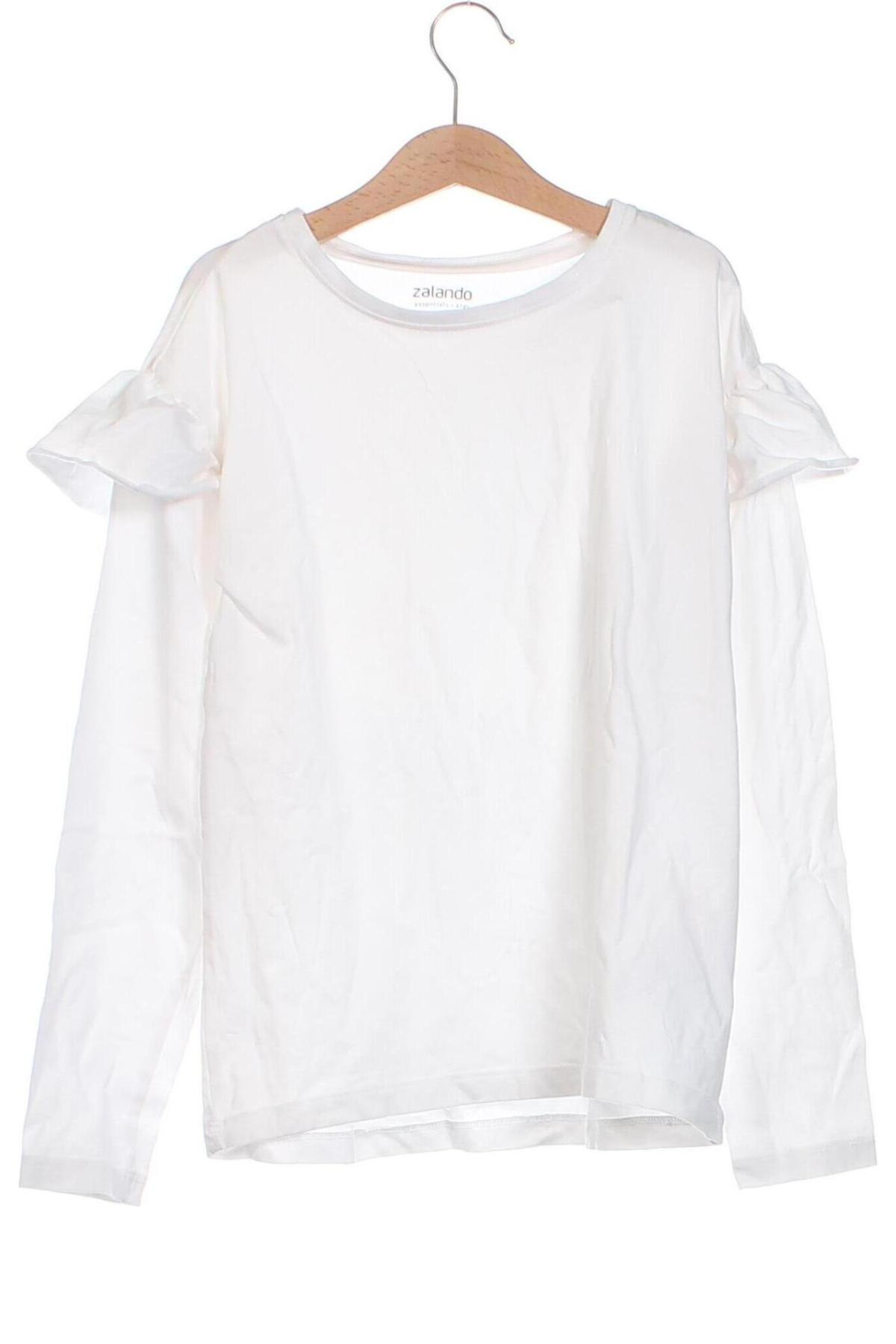 Детска блуза, Размер 10-11y/ 146-152 см, Цвят Бял, Цена 15,60 лв.