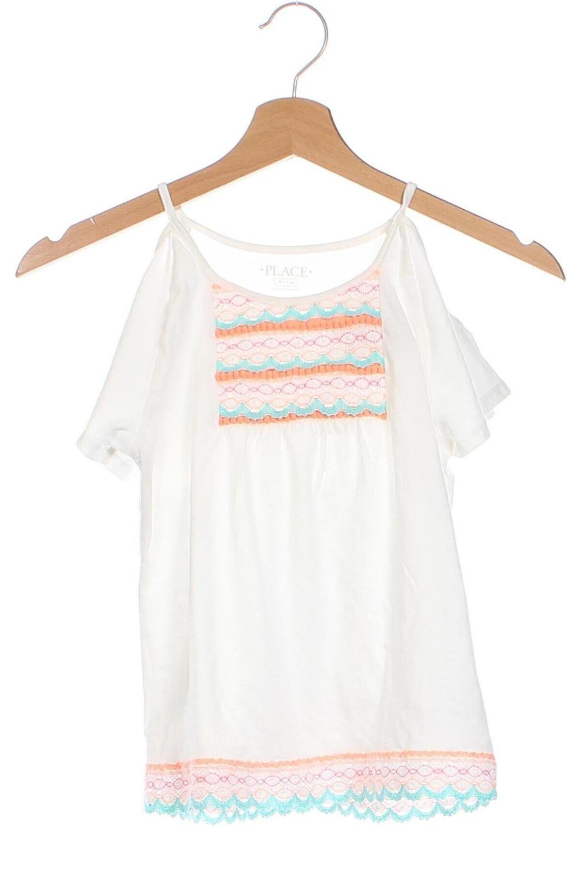 Kinder Shirt, Größe 7-8y/ 128-134 cm, Farbe Weiß, Preis € 4,07