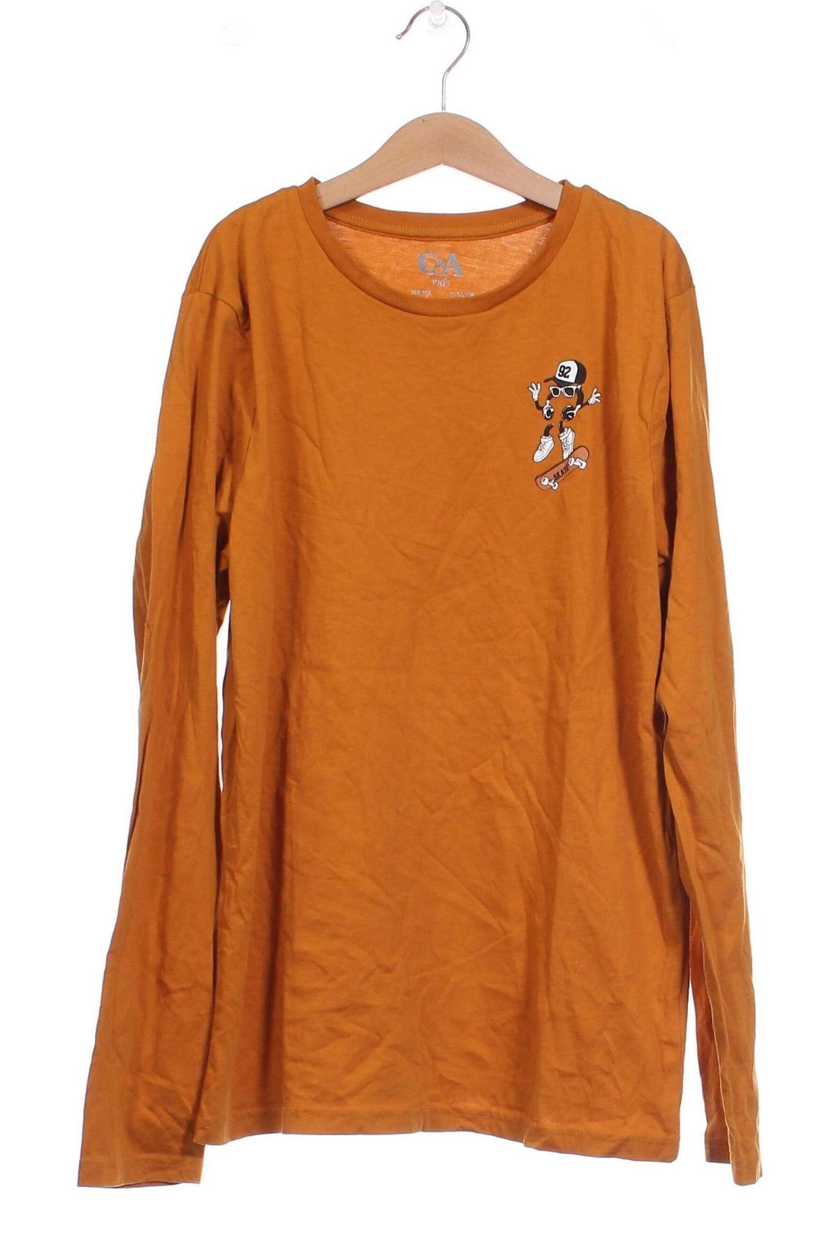 Kinder Shirt C&A, Größe 12-13y/ 158-164 cm, Farbe Orange, Preis € 5,74