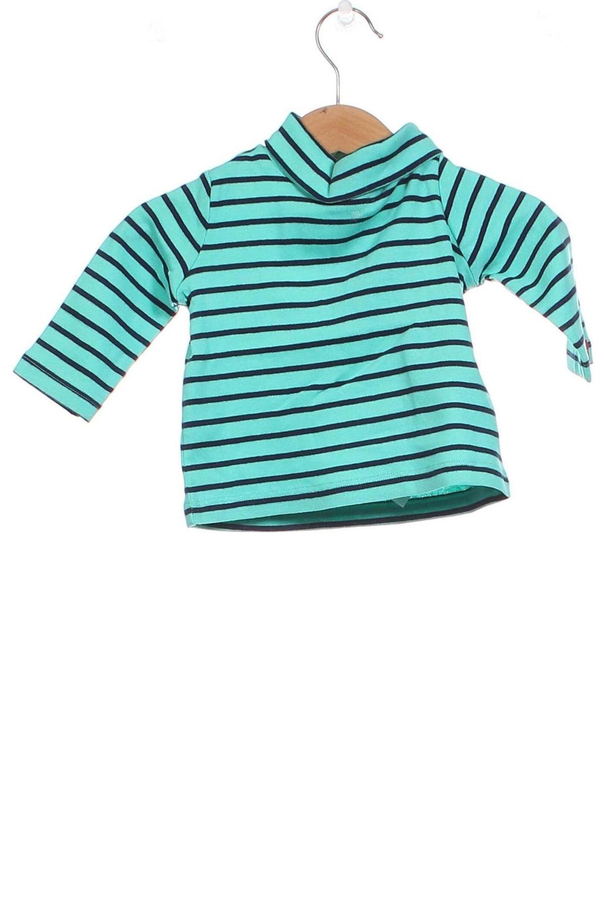 Детска блуза Du Pareil Au Meme, Размер 2-3m/ 56-62 см, Цвят Зелен, Цена 9,00 лв.