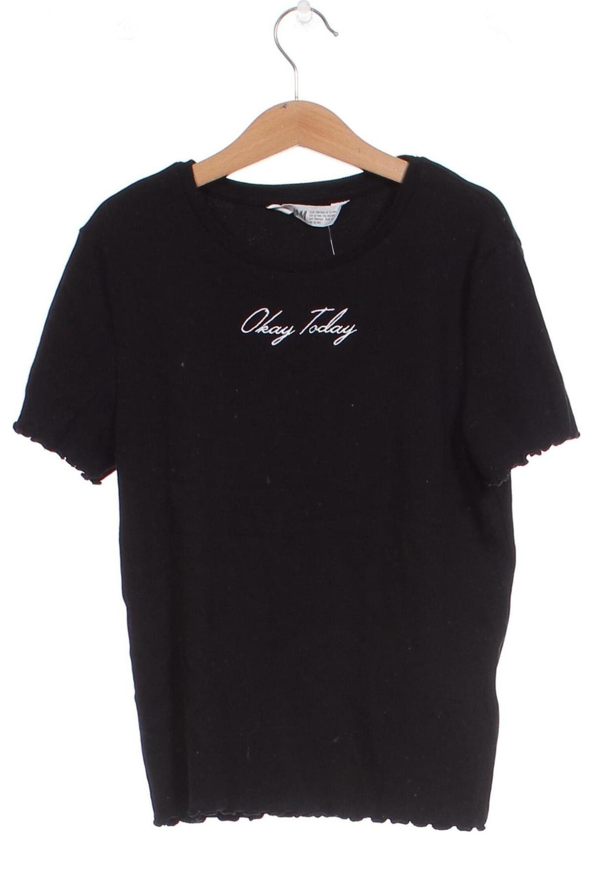 Παιδική μπλούζα H&M, Μέγεθος 12-13y/ 158-164 εκ., Χρώμα Μαύρο, Τιμή 3,40 €