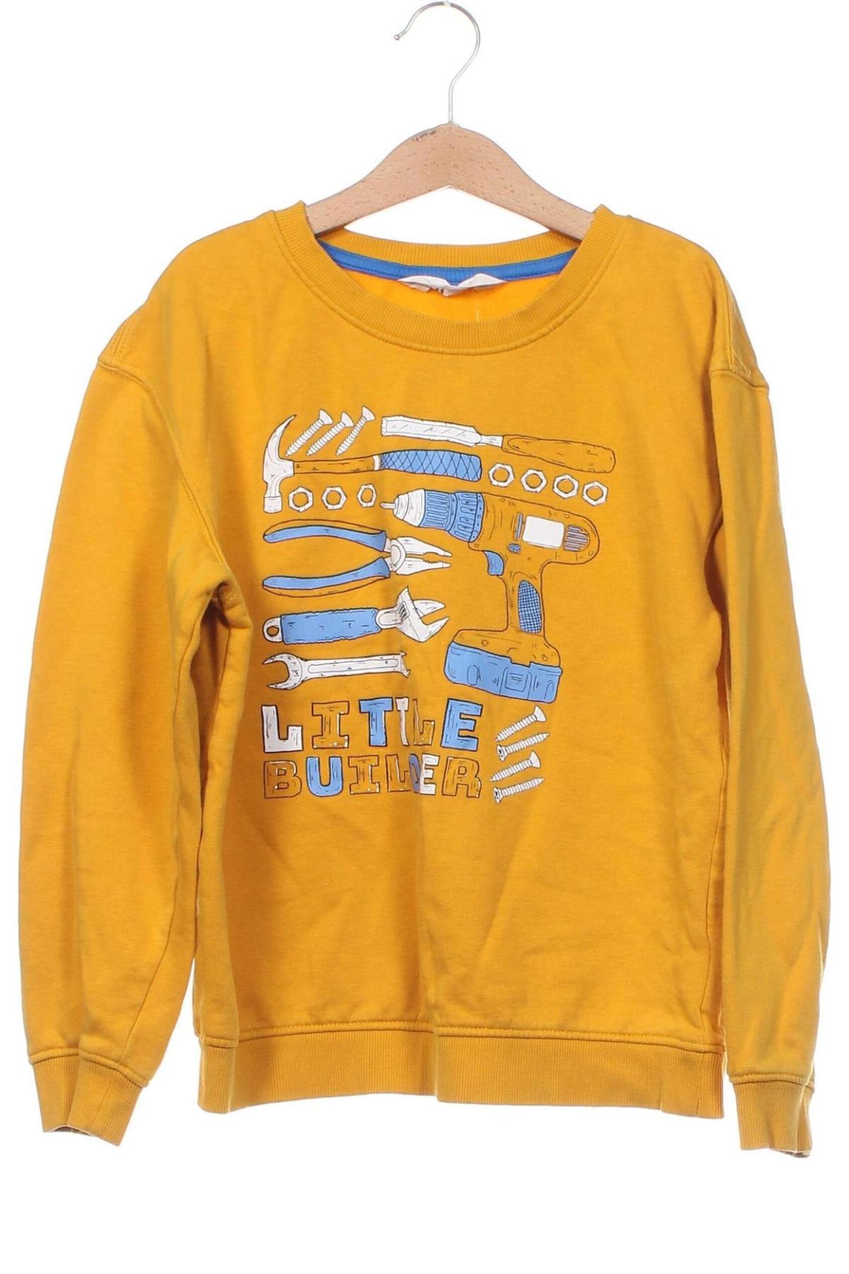 Kinder Shirt H&M, Größe 8-9y/ 134-140 cm, Farbe Gelb, Preis 3,50 €