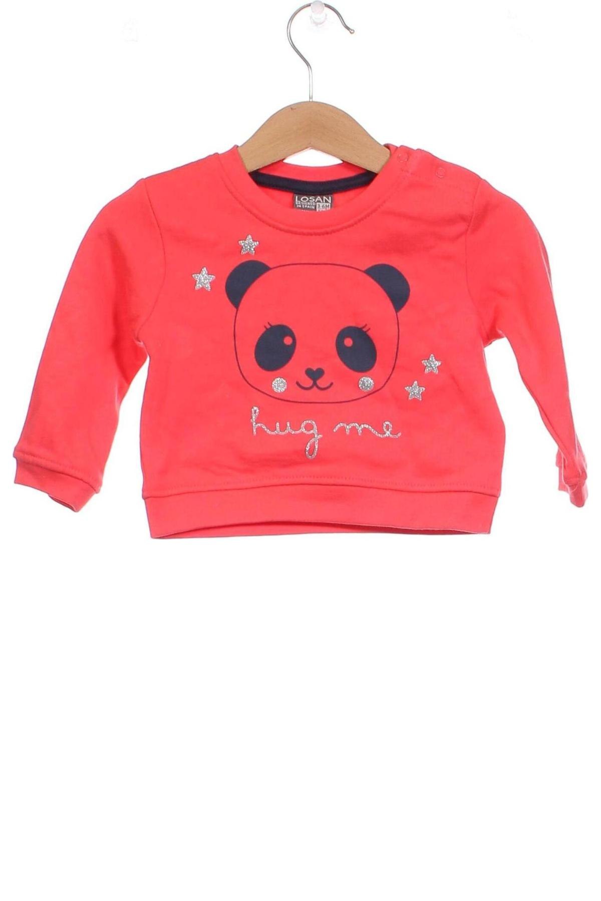 Детска блуза Losan, Размер 6-9m/ 68-74 см, Цвят Червен, Цена 9,00 лв.