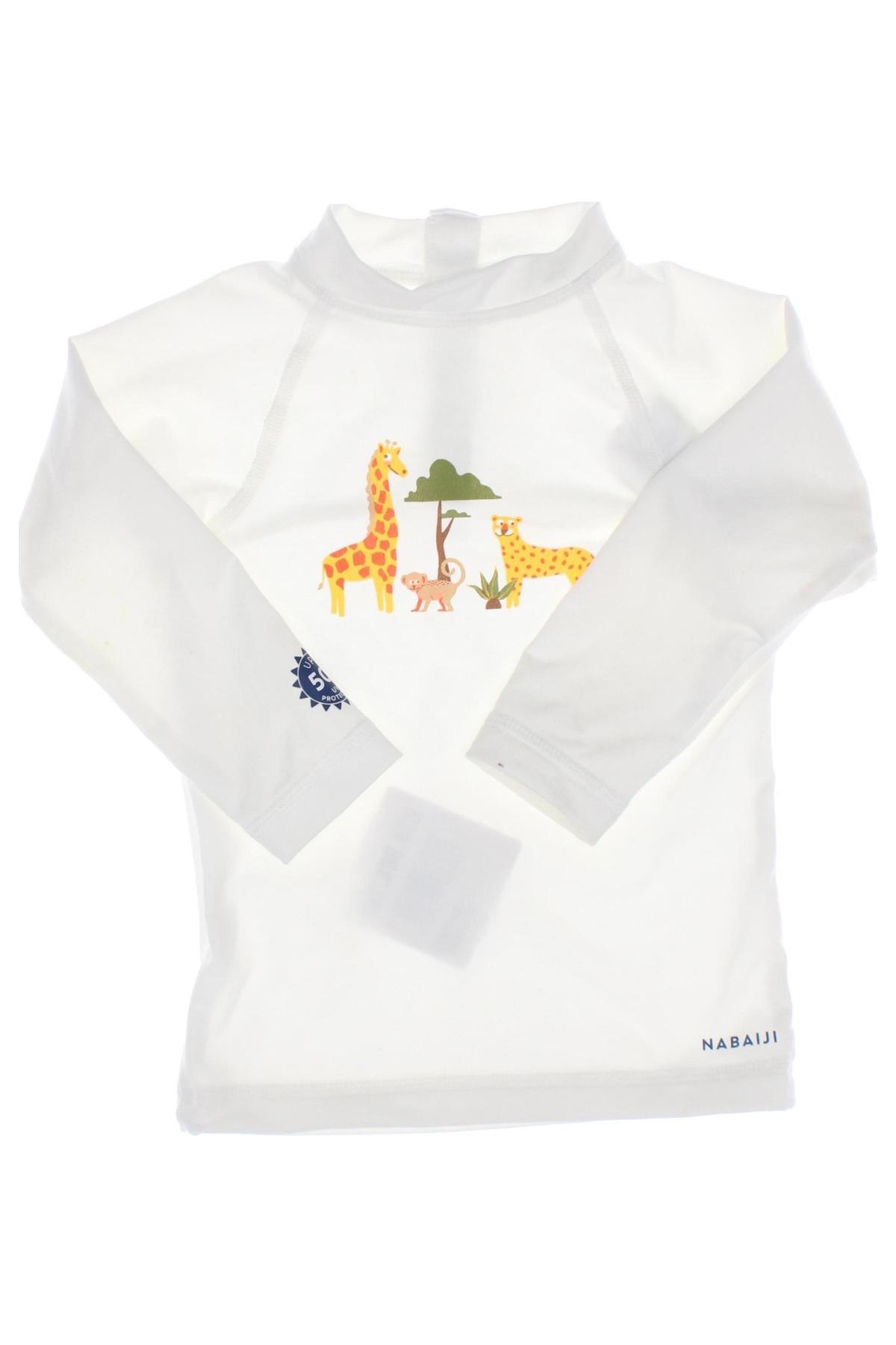 Детска блуза Nabaiji, Размер 3-6m/ 62-68 см, Цвят Бял, Цена 10,26 лв.