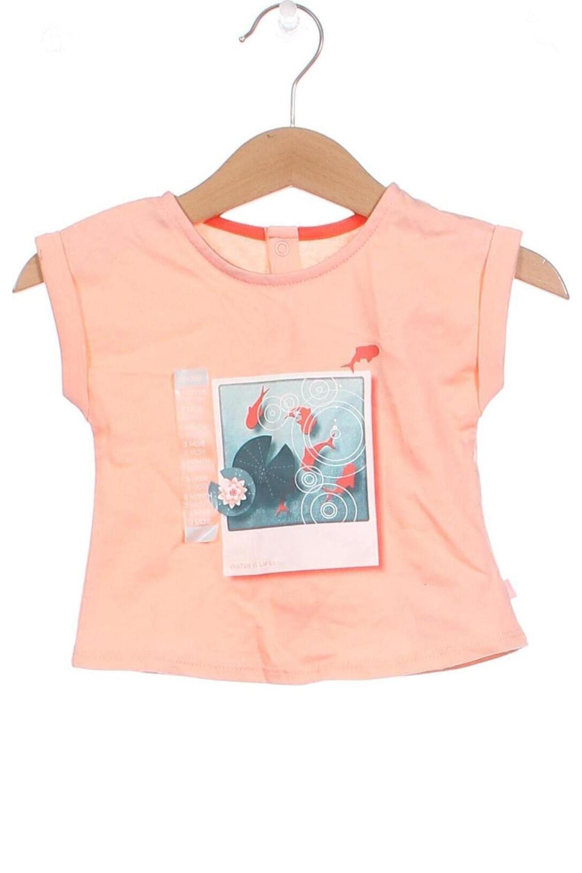 Детска блуза Obaibi, Размер 2-3m/ 56-62 см, Цвят Розов, Цена 7,20 лв.